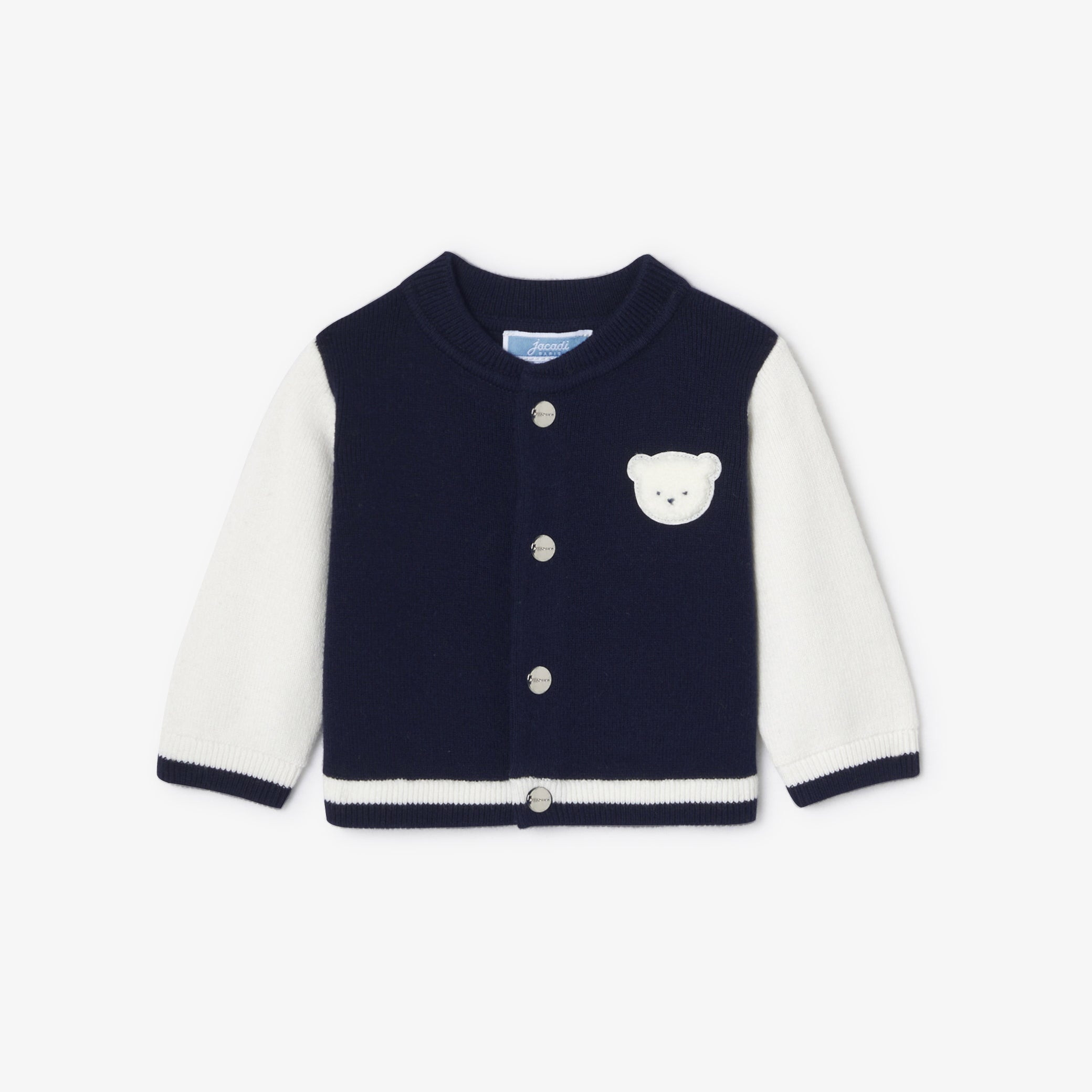 Baby boy Varsity-style cardigan