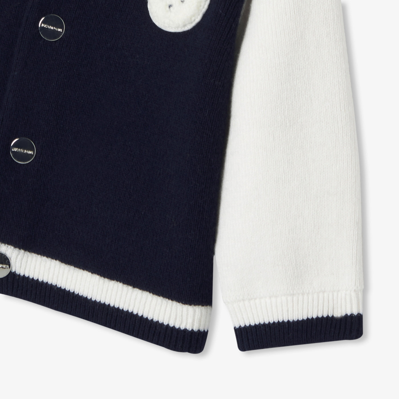 Baby boy Varsity-style cardigan