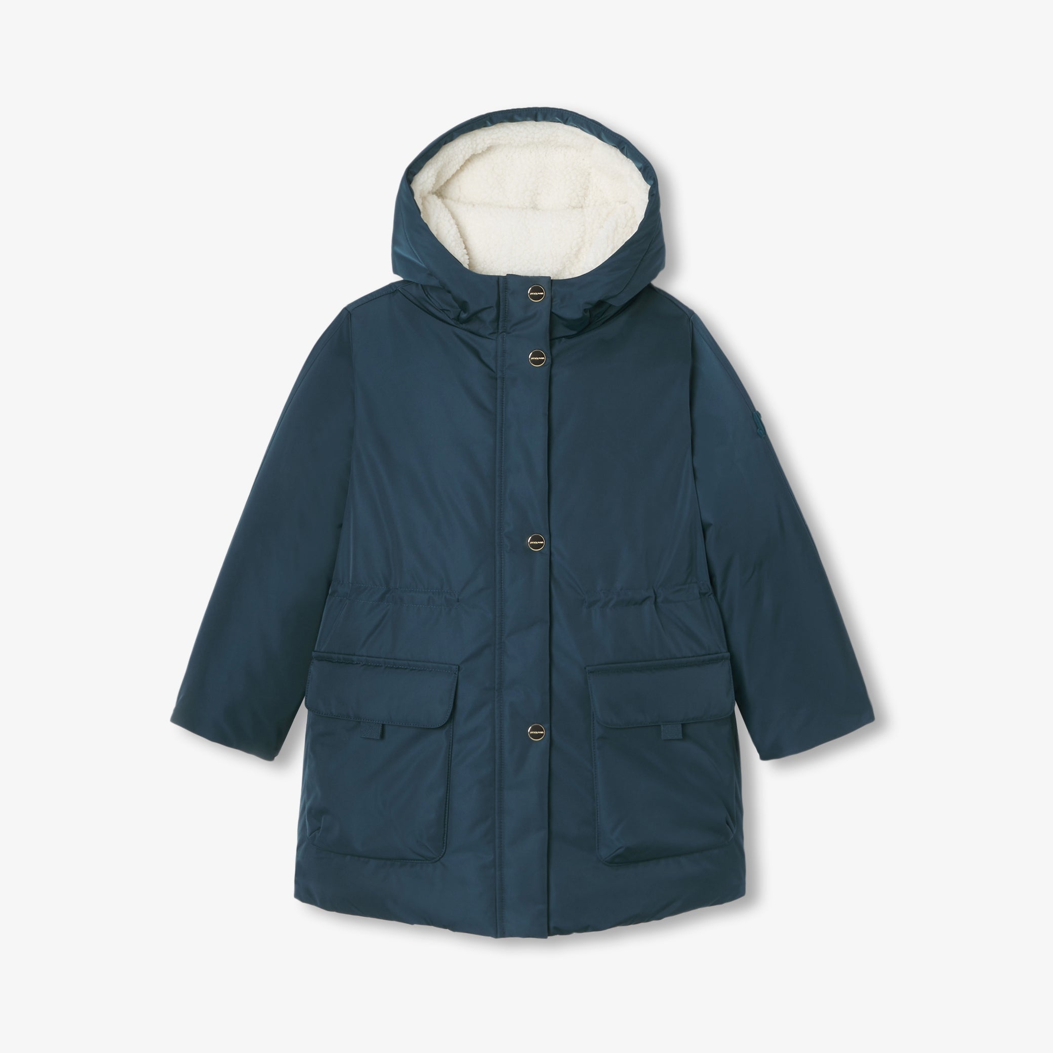 Girl sherpa-lined parka