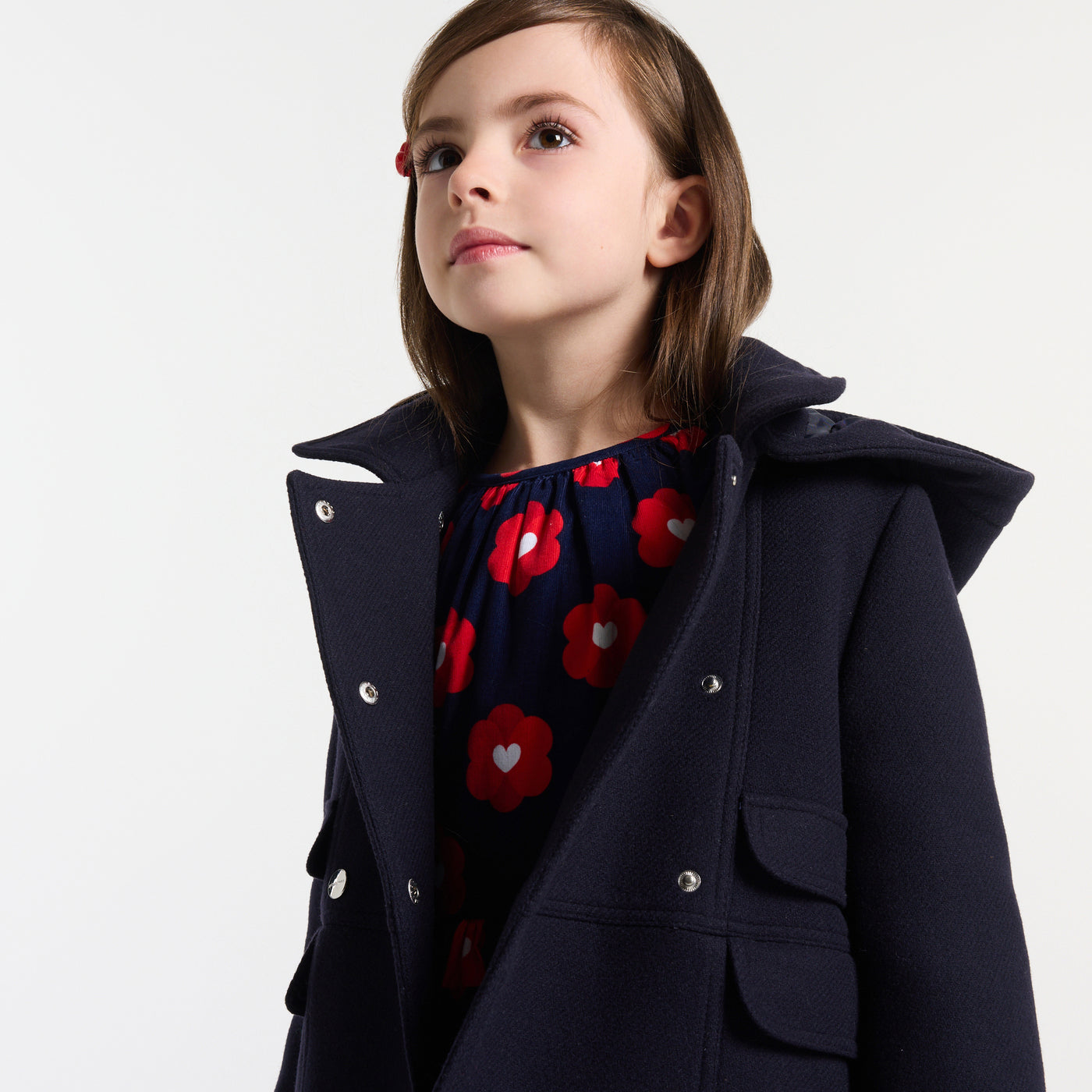 Girl wool coat
