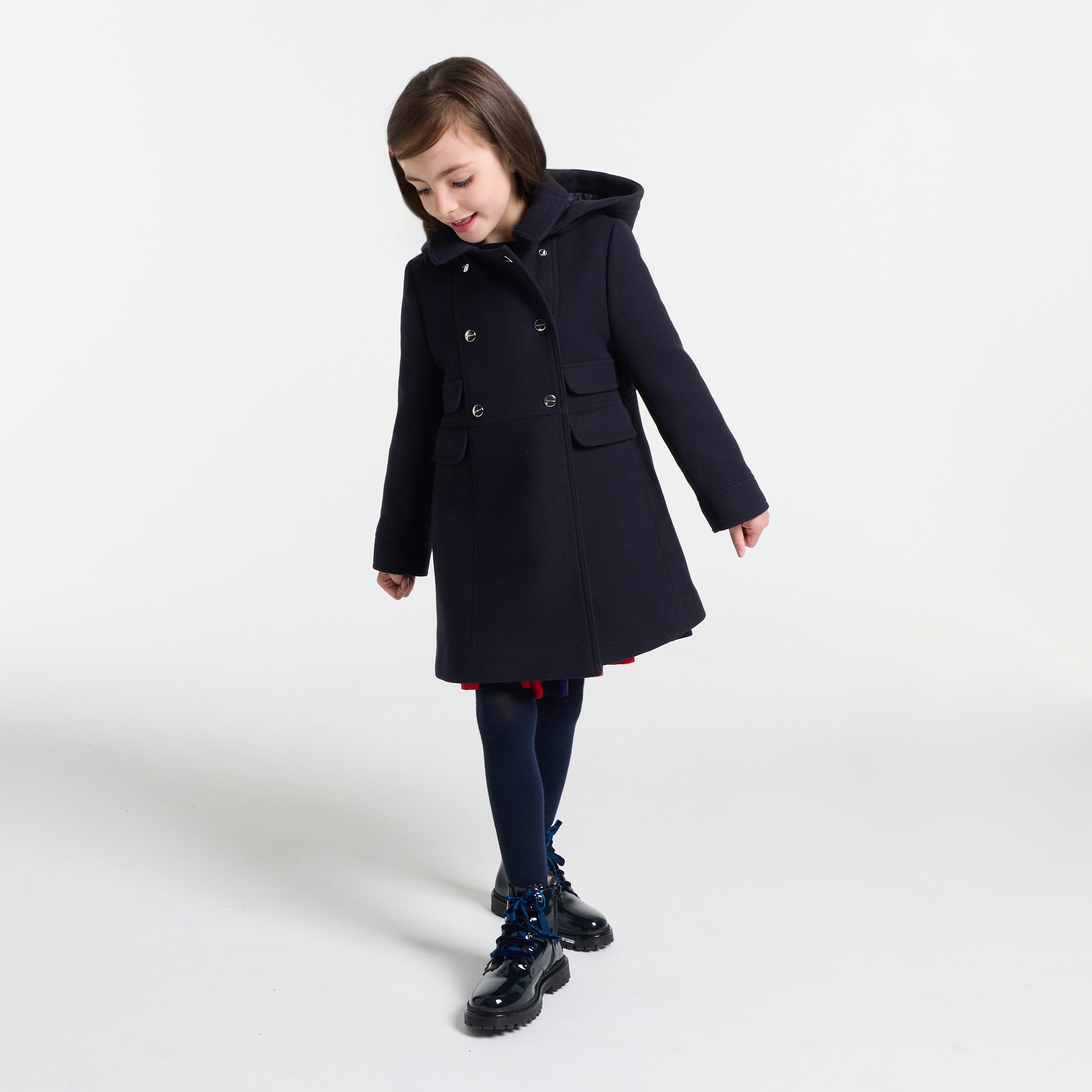 Girl wool coat