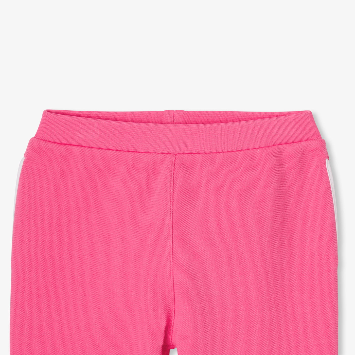 Girl joggers in piqué knit