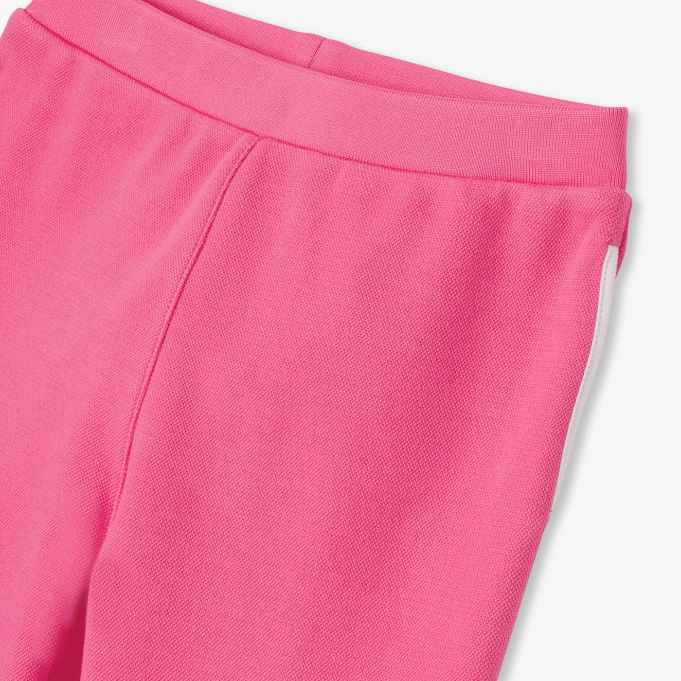 Girl joggers in piqué knit