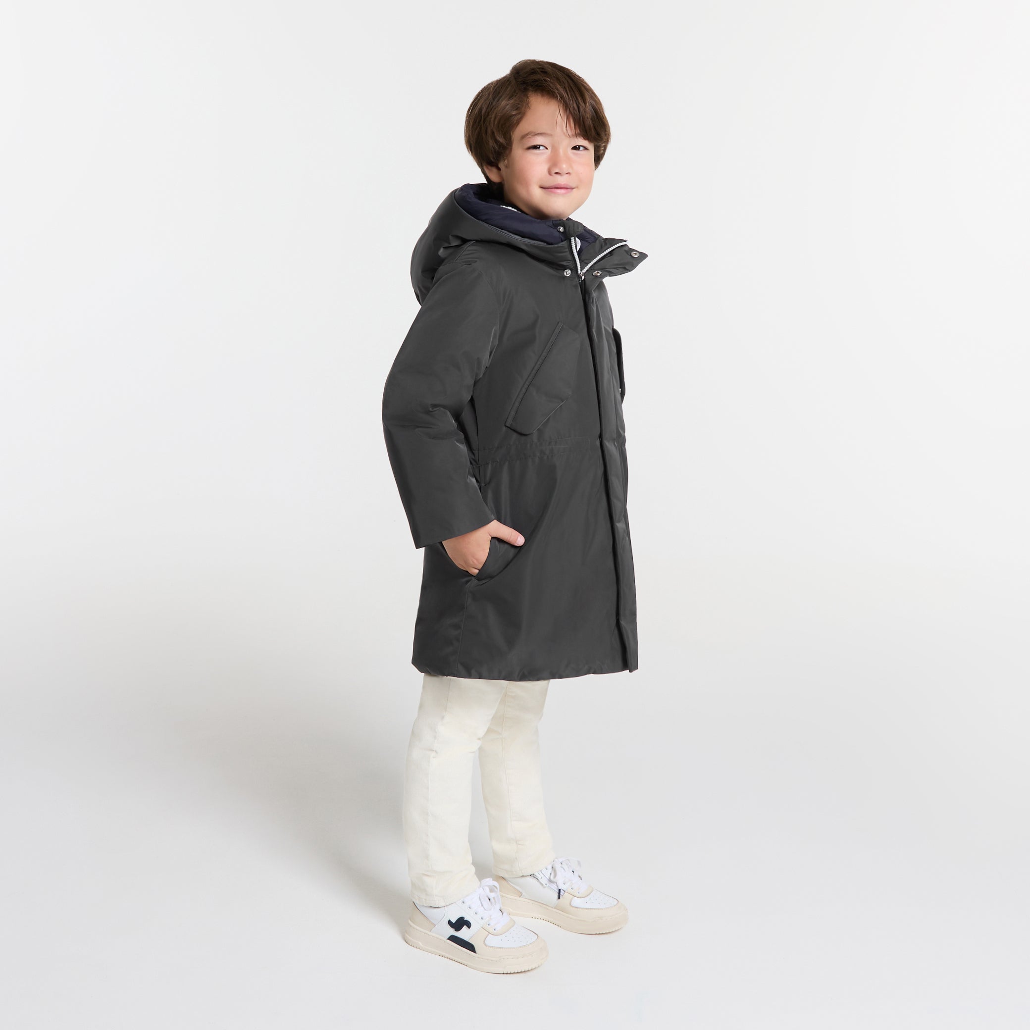 Boy technical parka