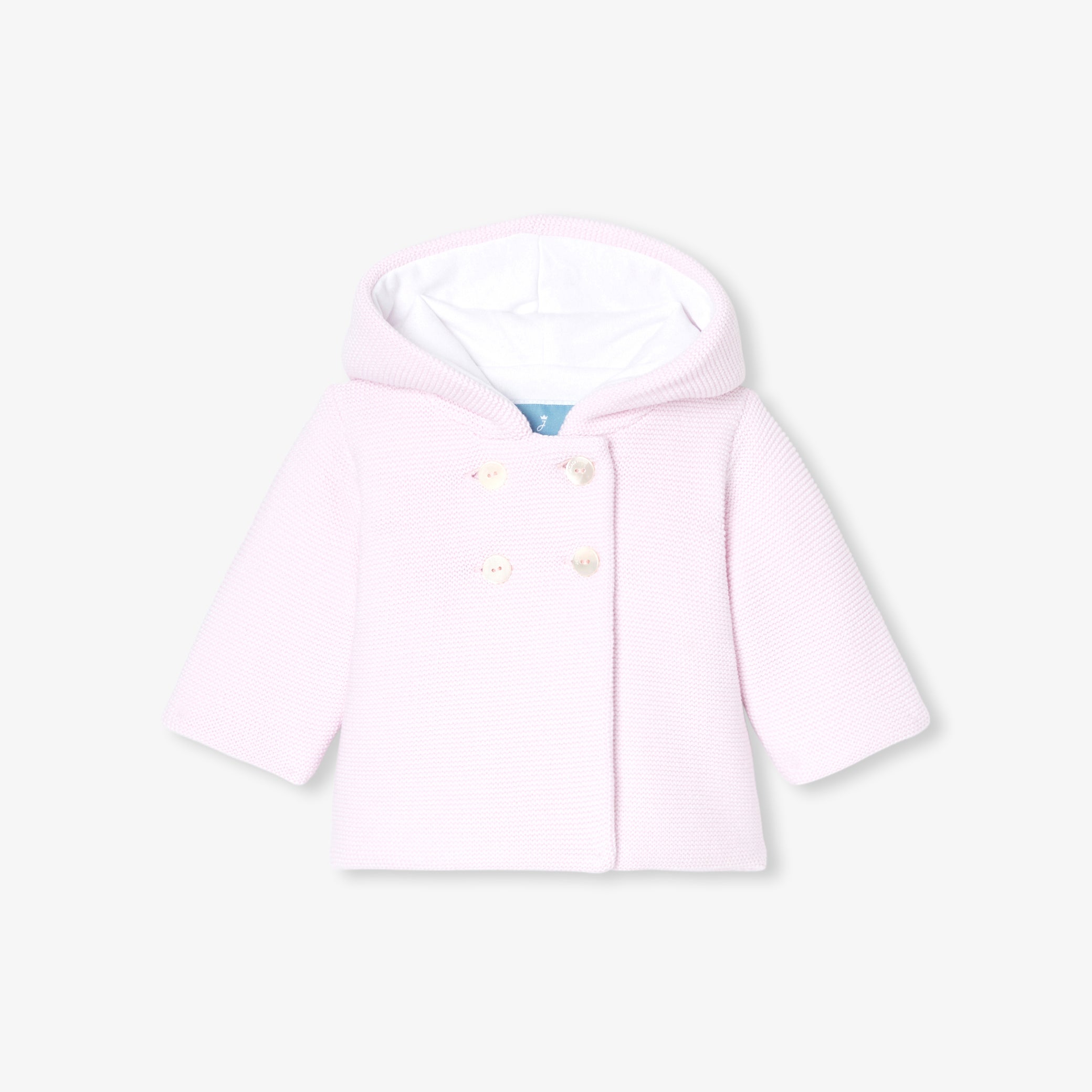 Baby girl lined burnous jacket