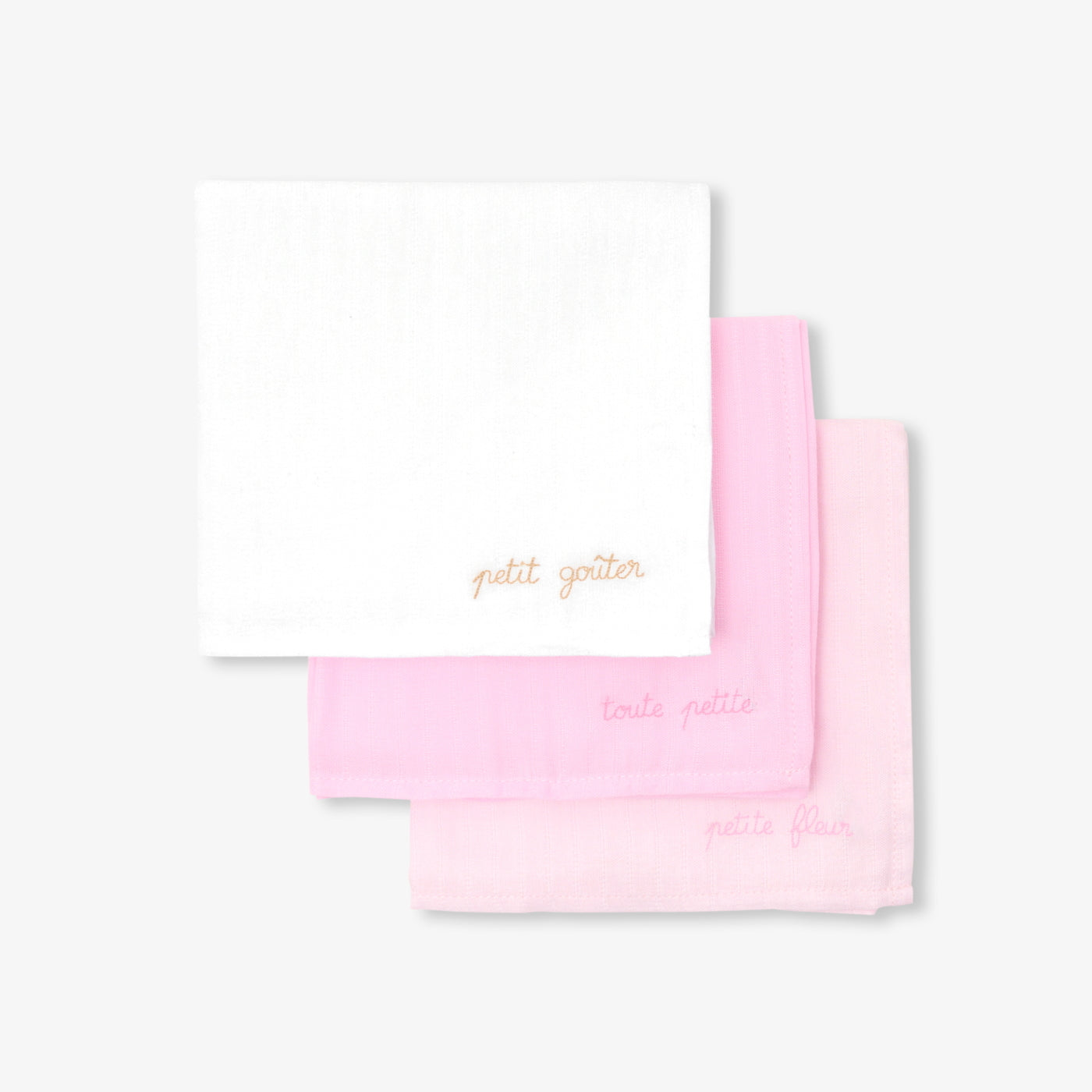 Baby set of 3 swaddling cloths
