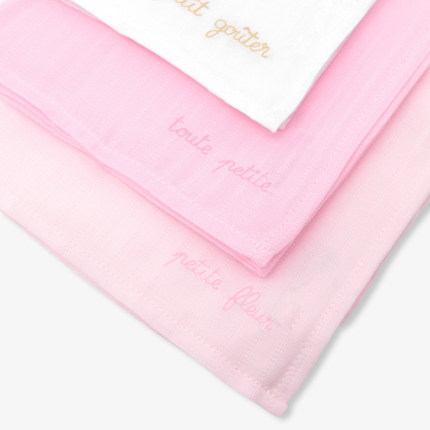 Baby set of 3 swaddling cloths