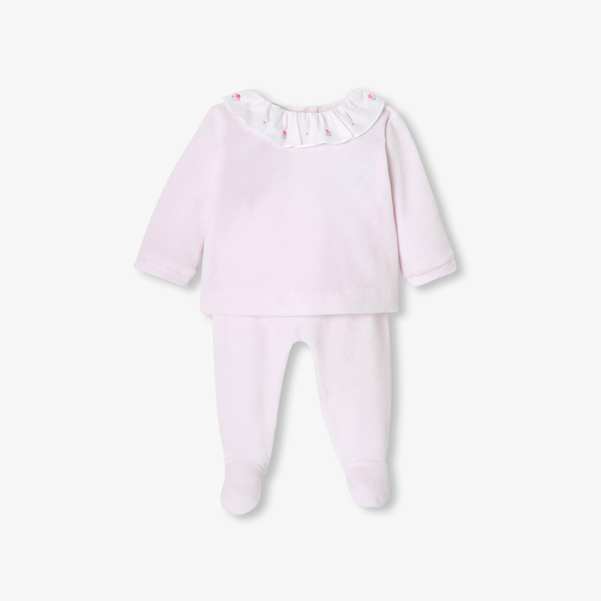 Baby girl velvet set