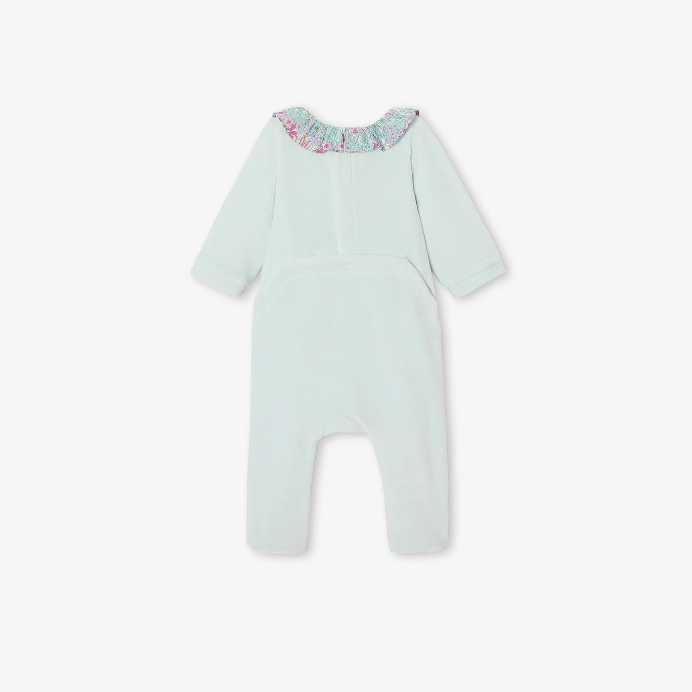 Baby girl velvet pyjamas