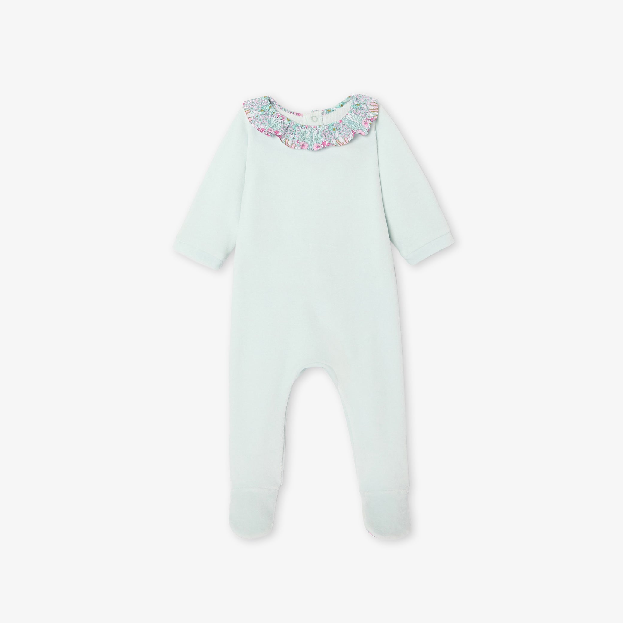 Baby girl velvet pyjamas