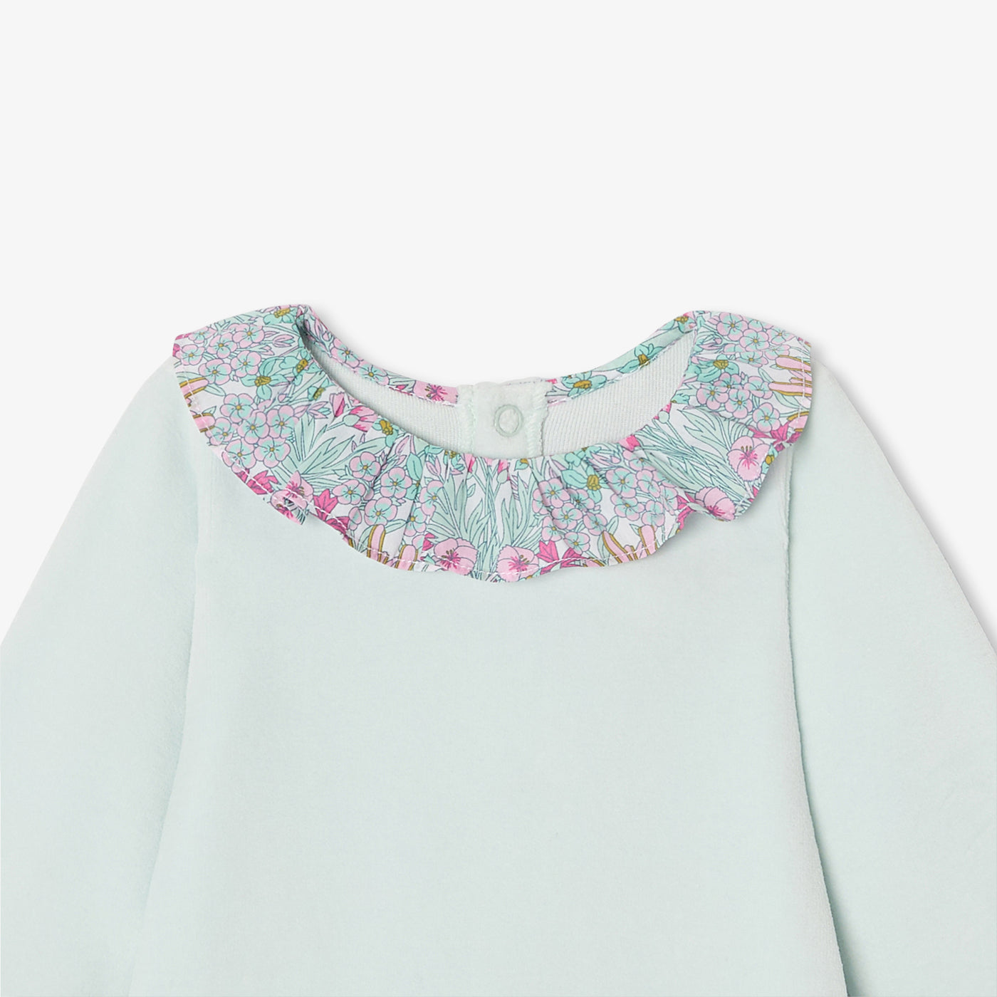 Baby girl velvet pyjamas