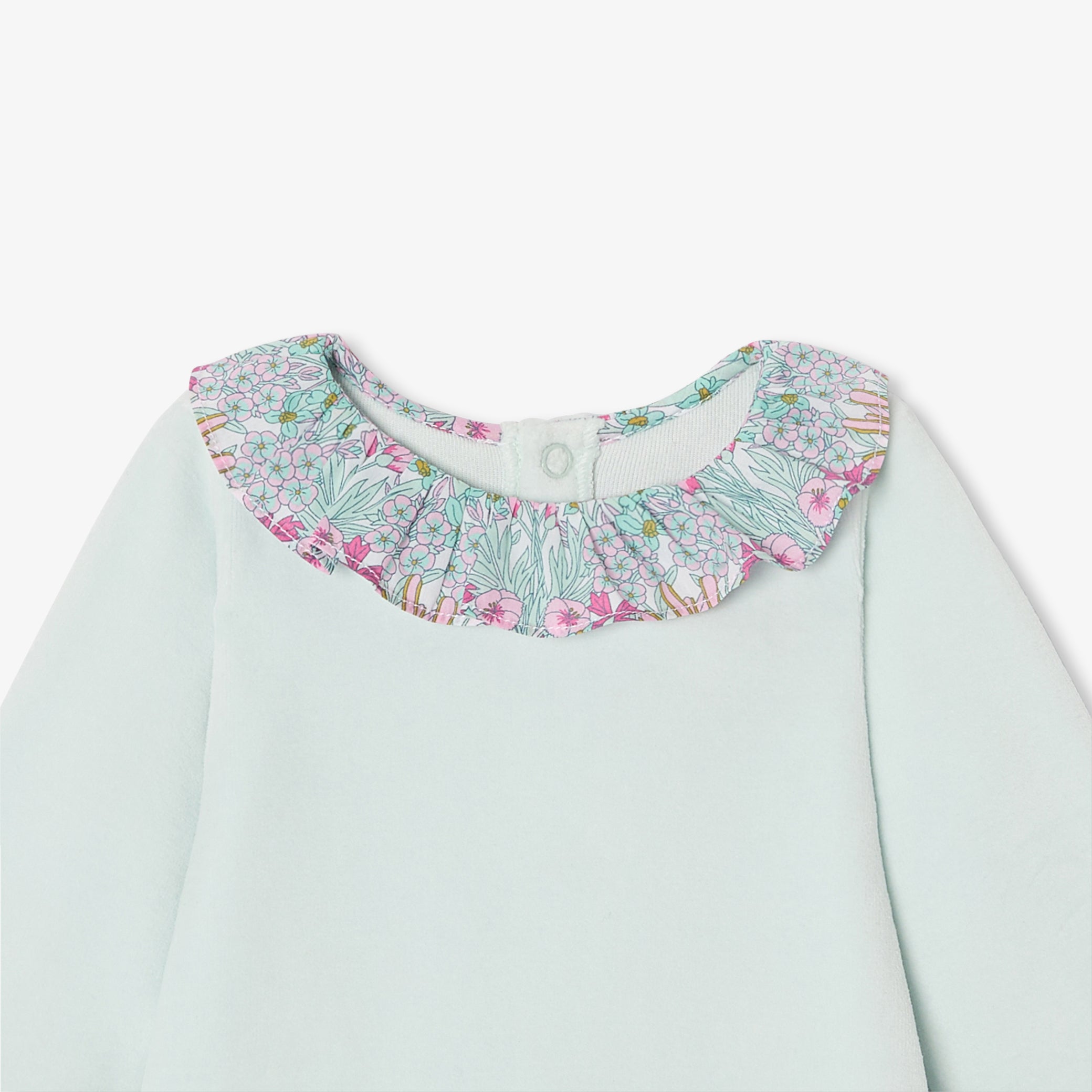 Baby girl velvet pyjamas