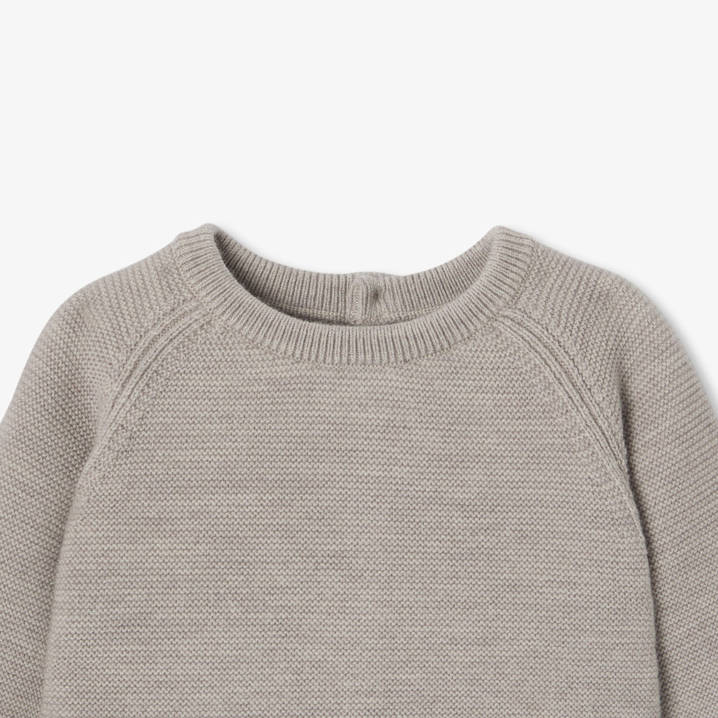 Baby boy garter stitch set