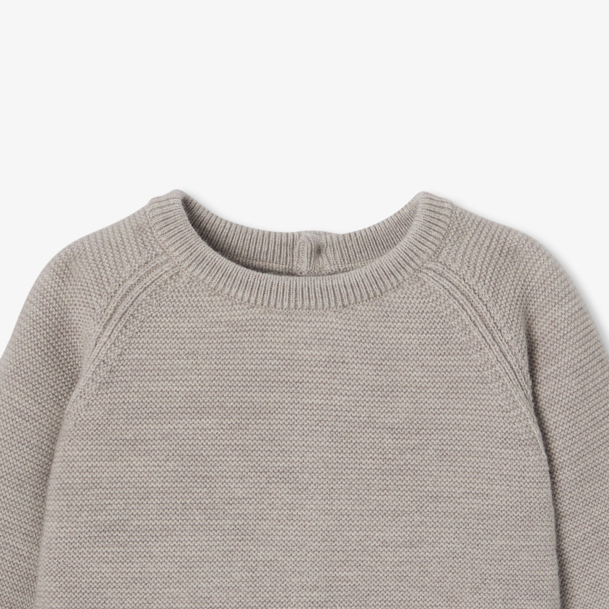 Baby boy garter stitch set