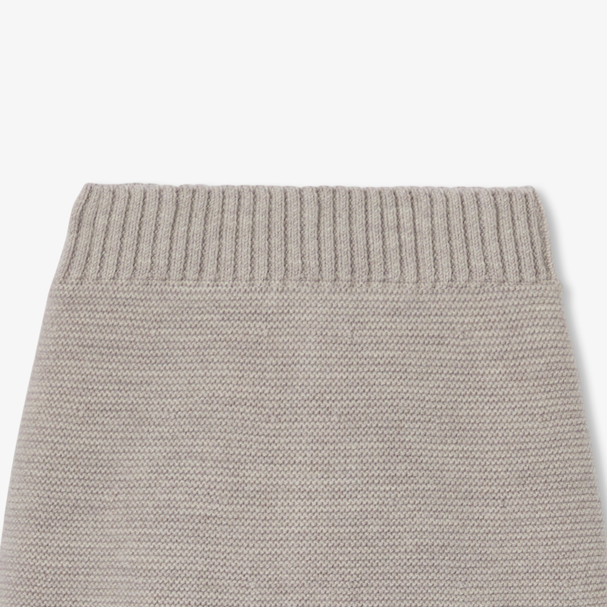 Baby boy garter stitch set