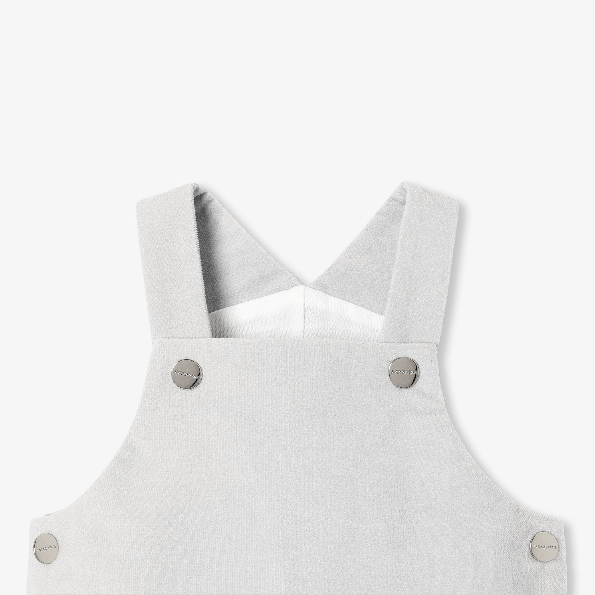 Baby boy dungarees in smooth velvet