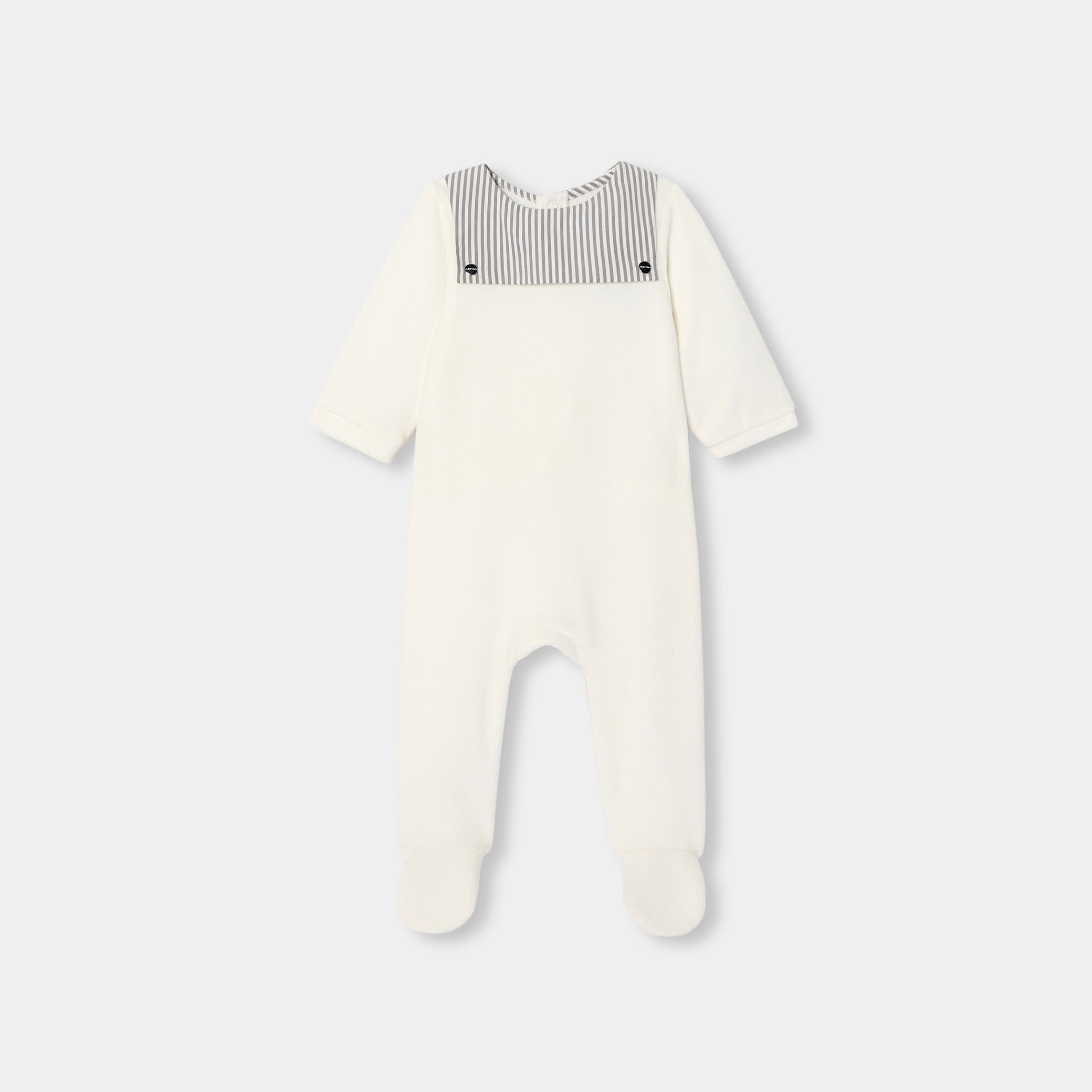 Baby boy velvet pyjamas