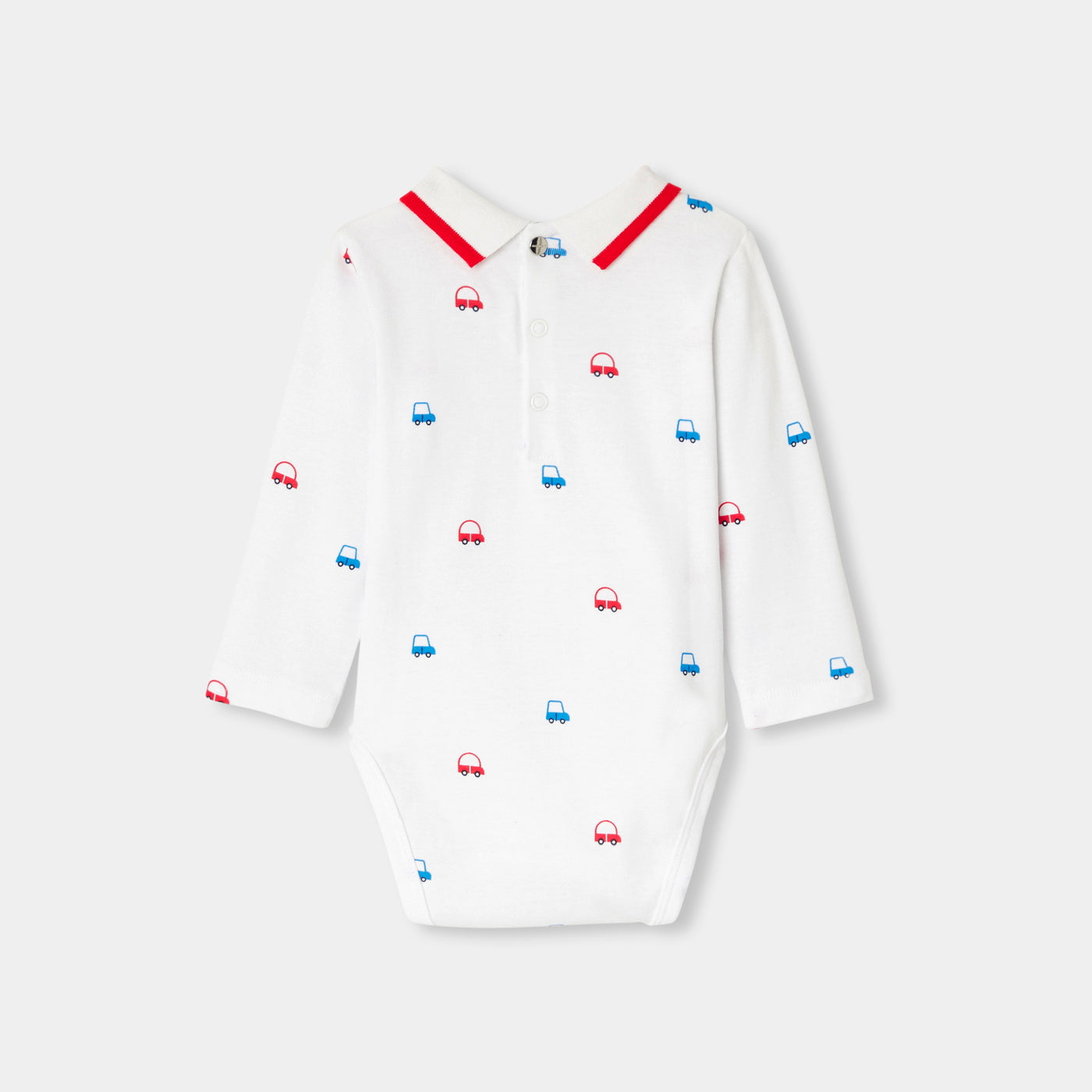 Baby boy polo neck bodysuit