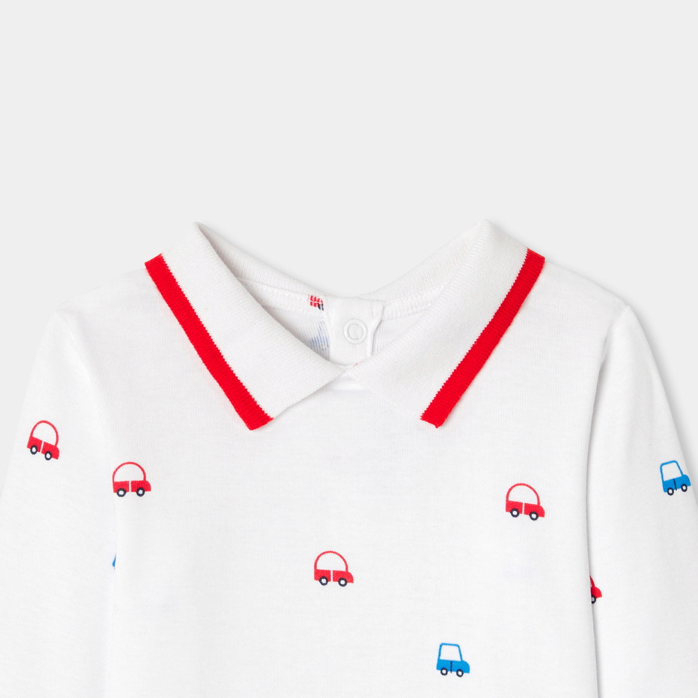 Baby boy polo neck bodysuit