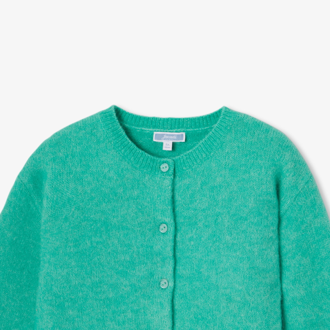 Girl wool and alpaca cardigan