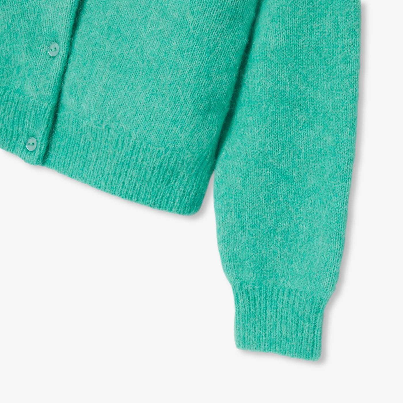 Girl wool and alpaca cardigan