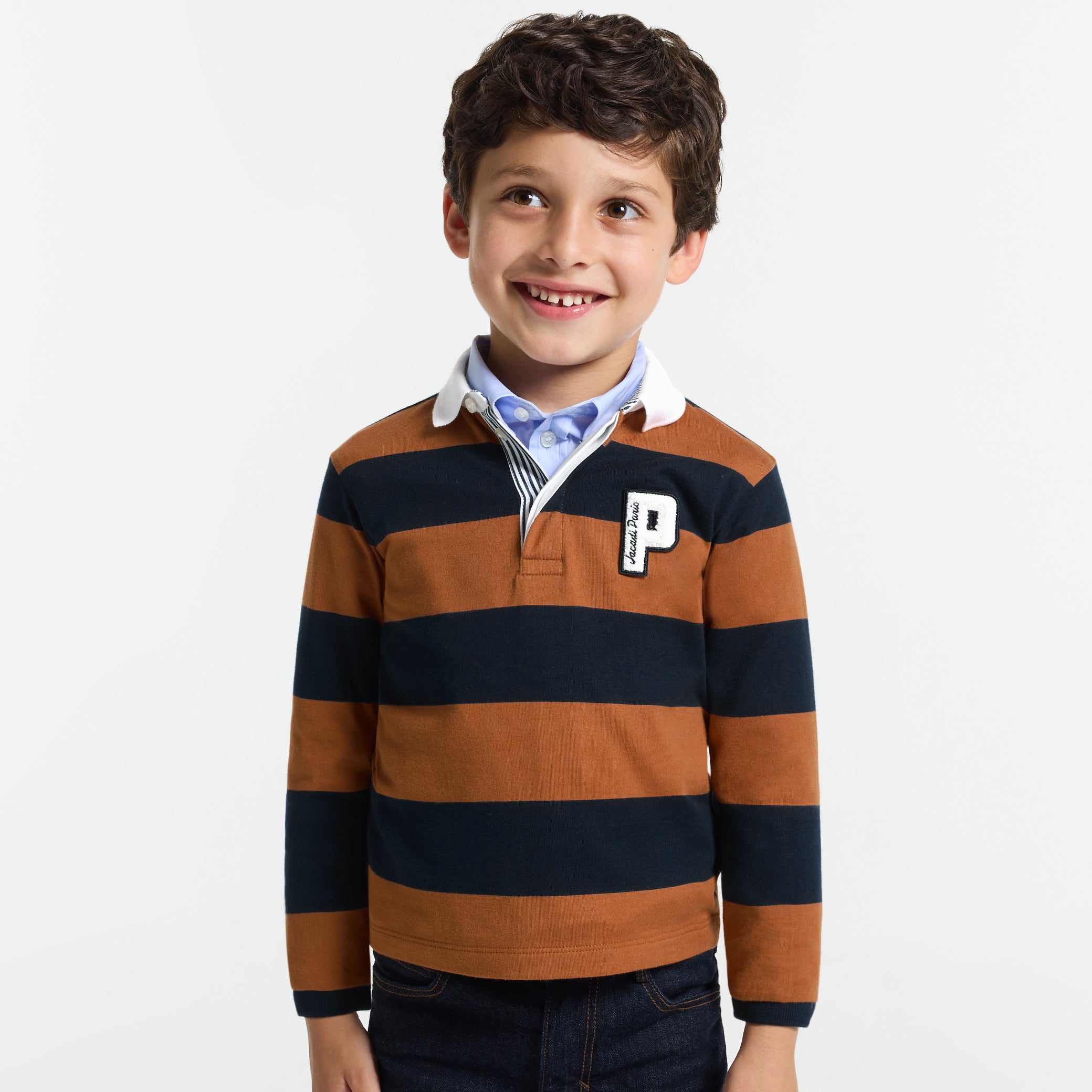 Boy rugby polo shirt