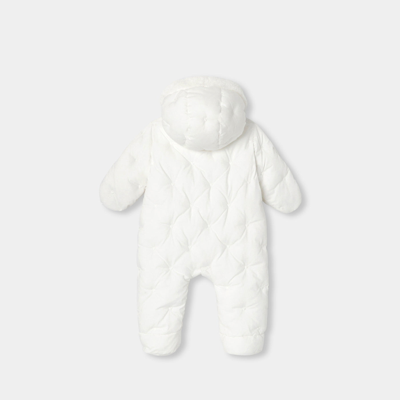 Baby girl heart pattern pramsuit