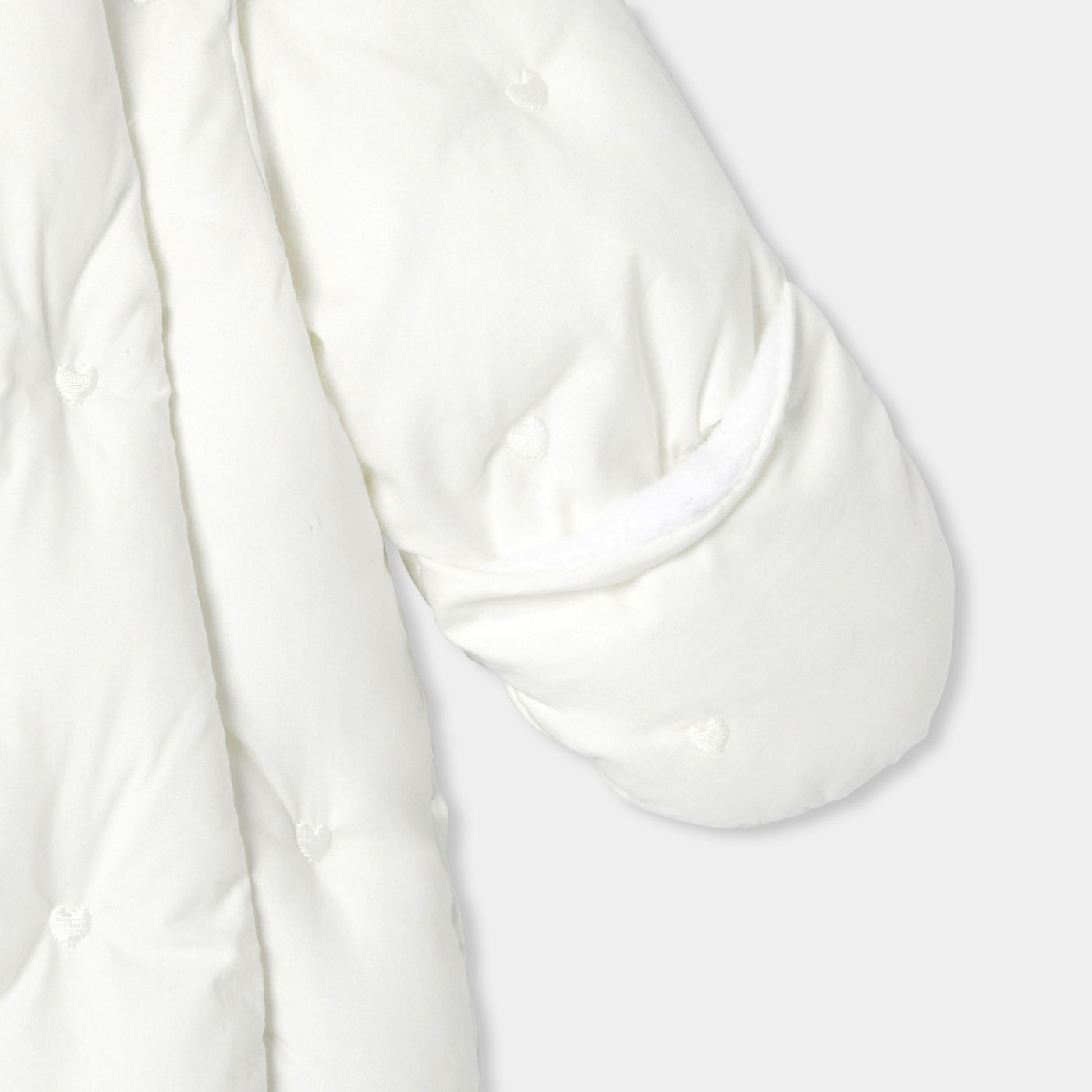 Baby girl heart pattern pramsuit