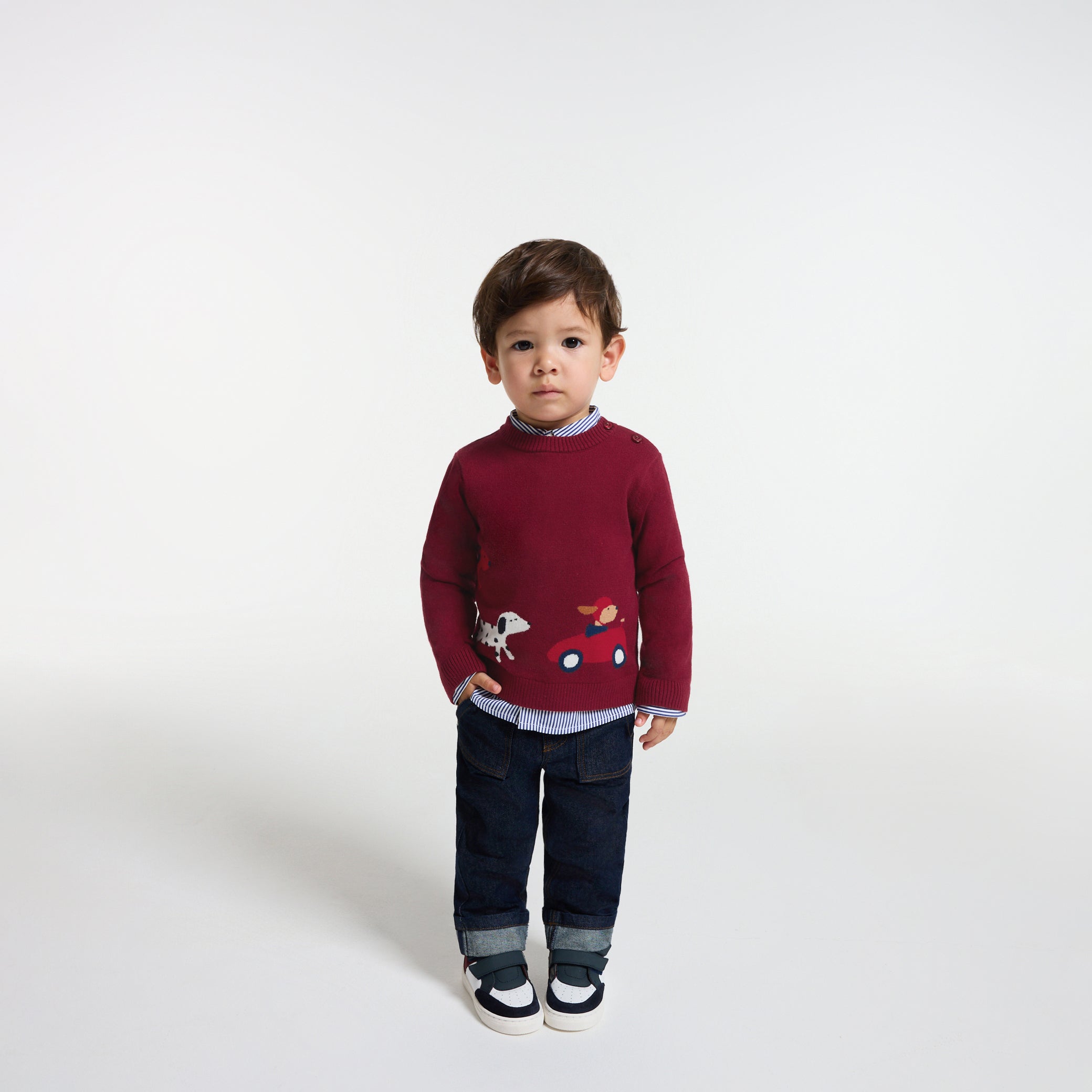 Baby boy cotton sweater