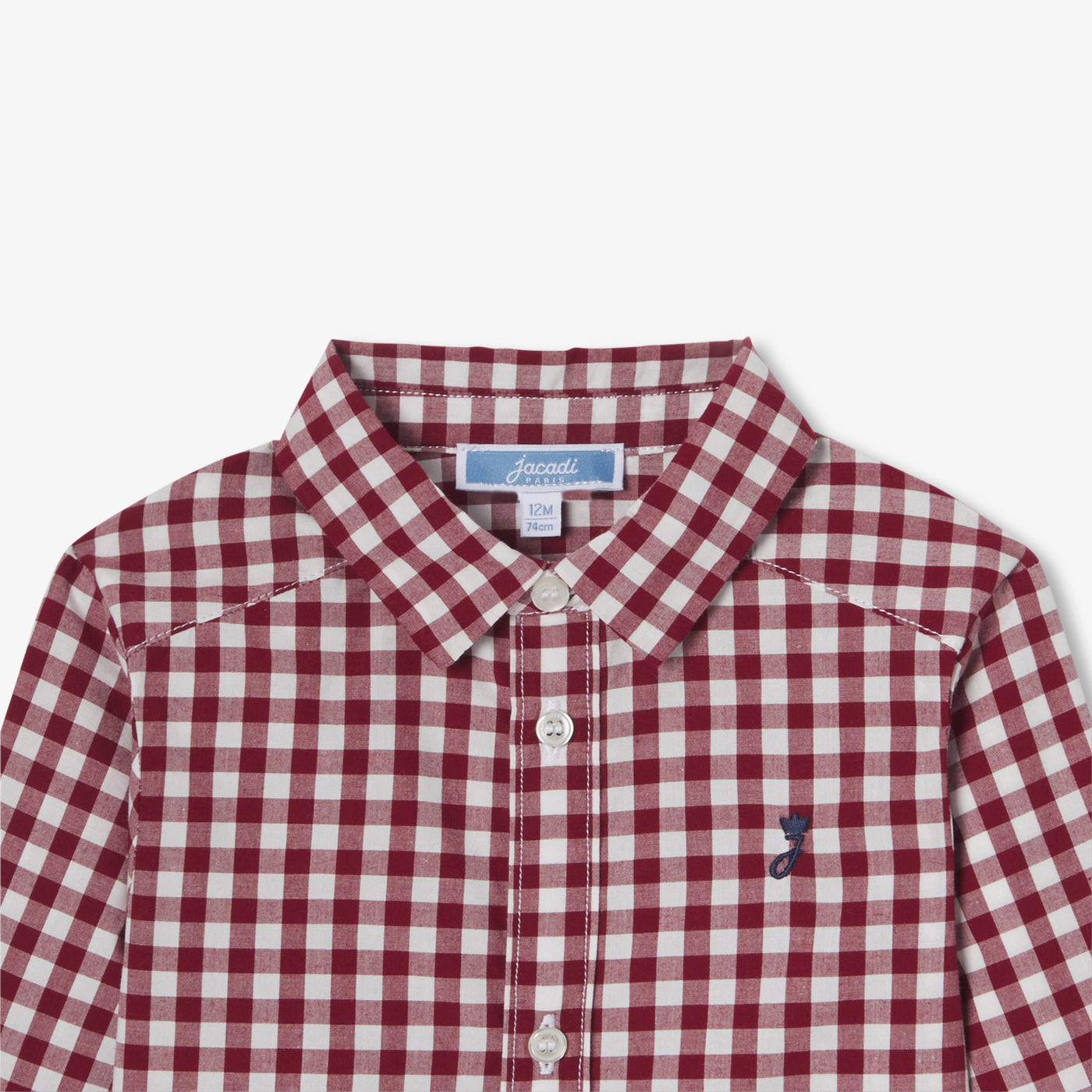 Baby boy gingham shirt