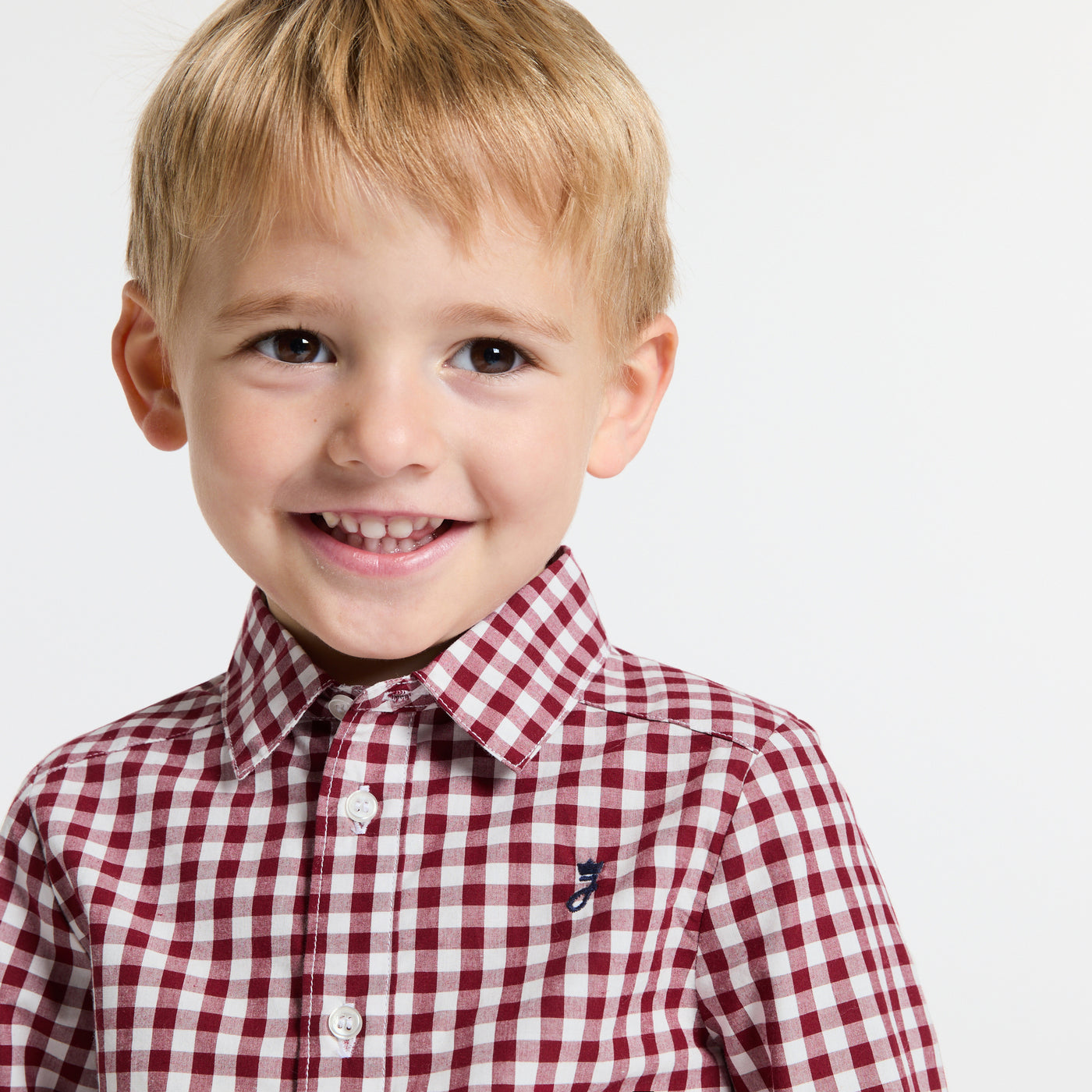 Baby boy gingham shirt