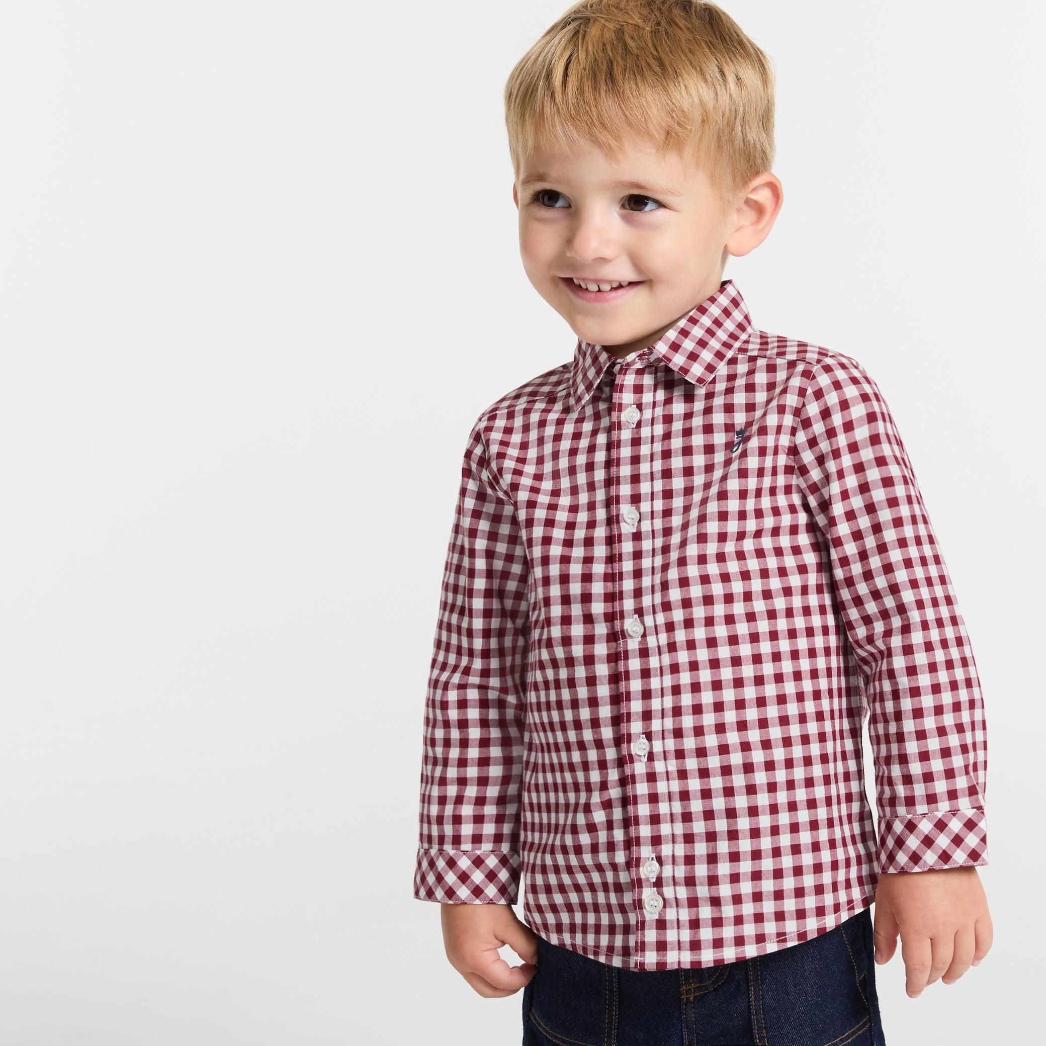 Baby boy gingham shirt