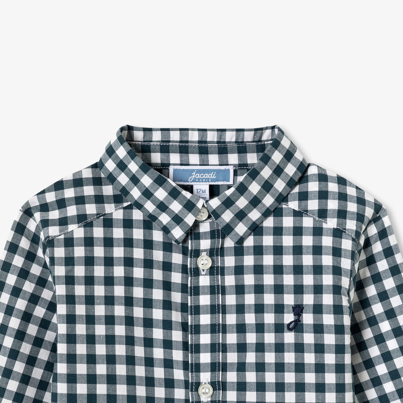 Baby boy gingham shirt