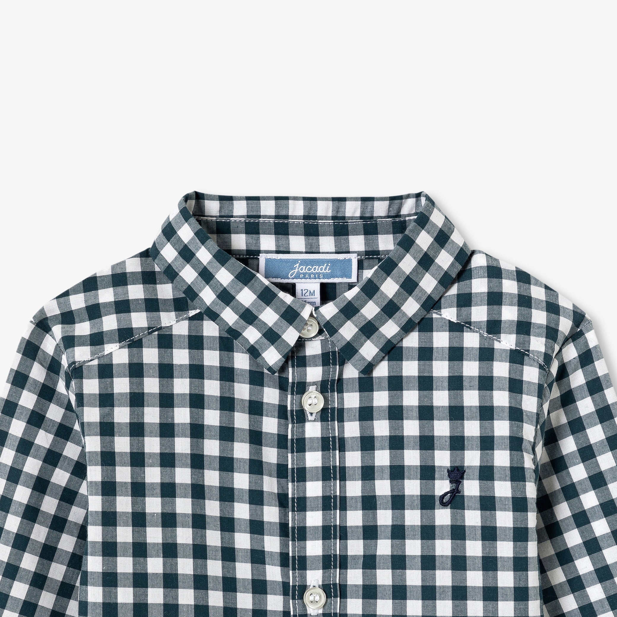 Baby boy gingham shirt
