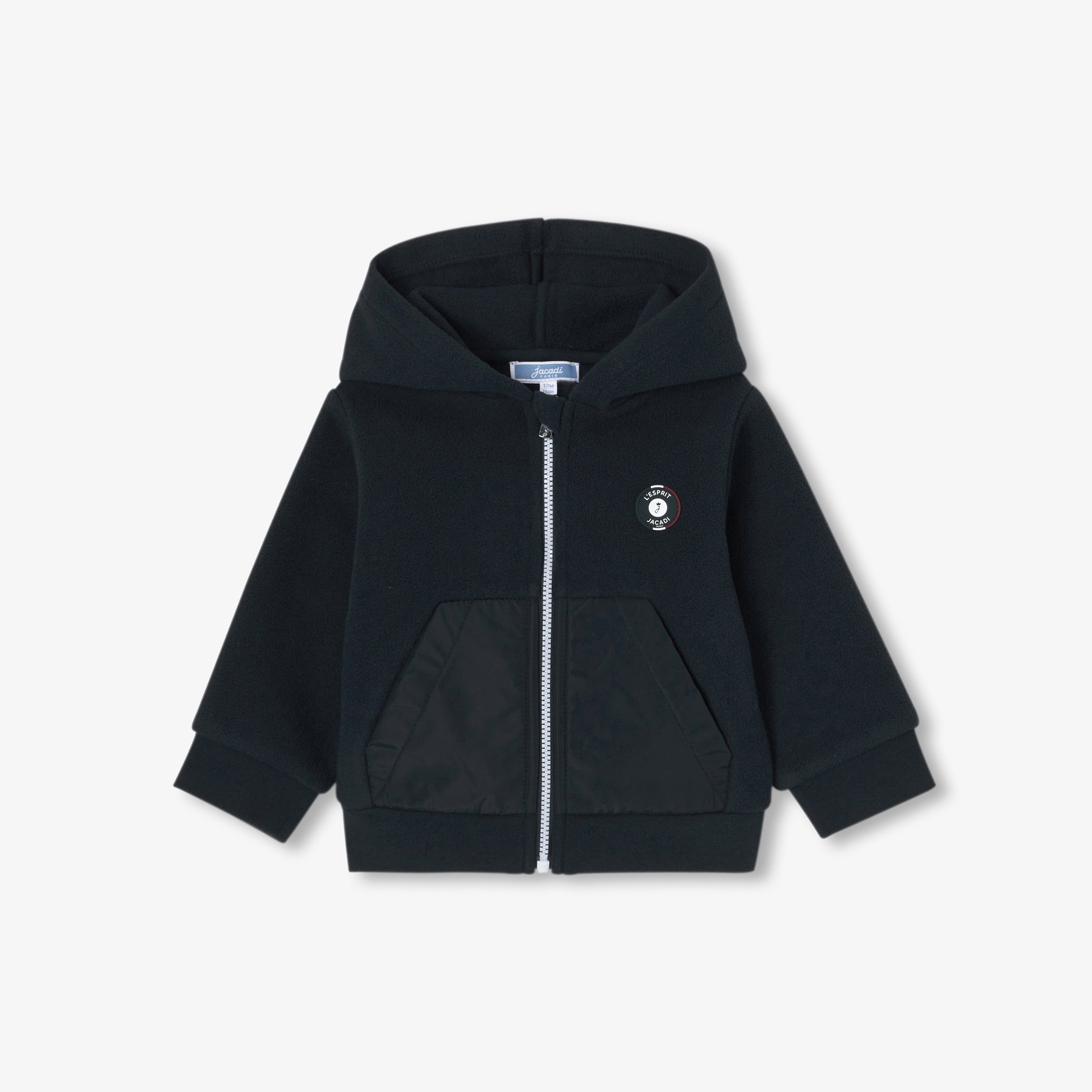 Baby boy fleece cardigan