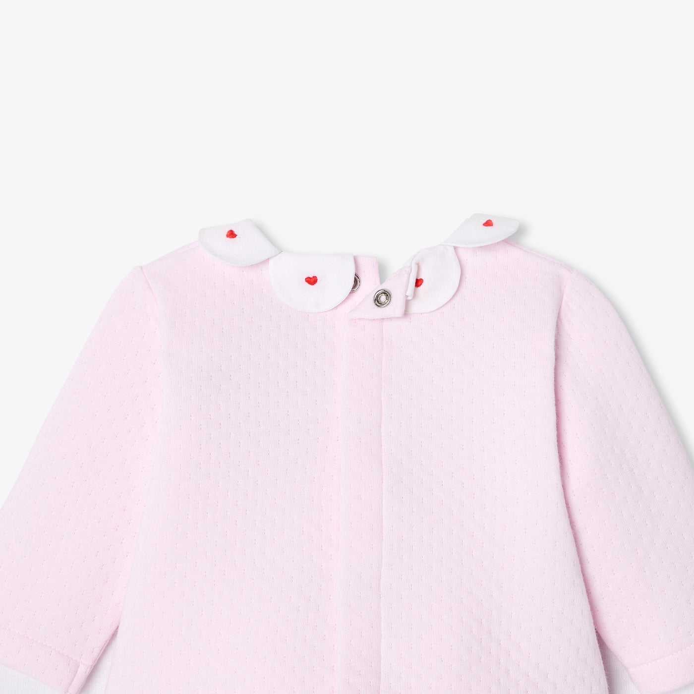 Baby girl comfort set in double sided jersey