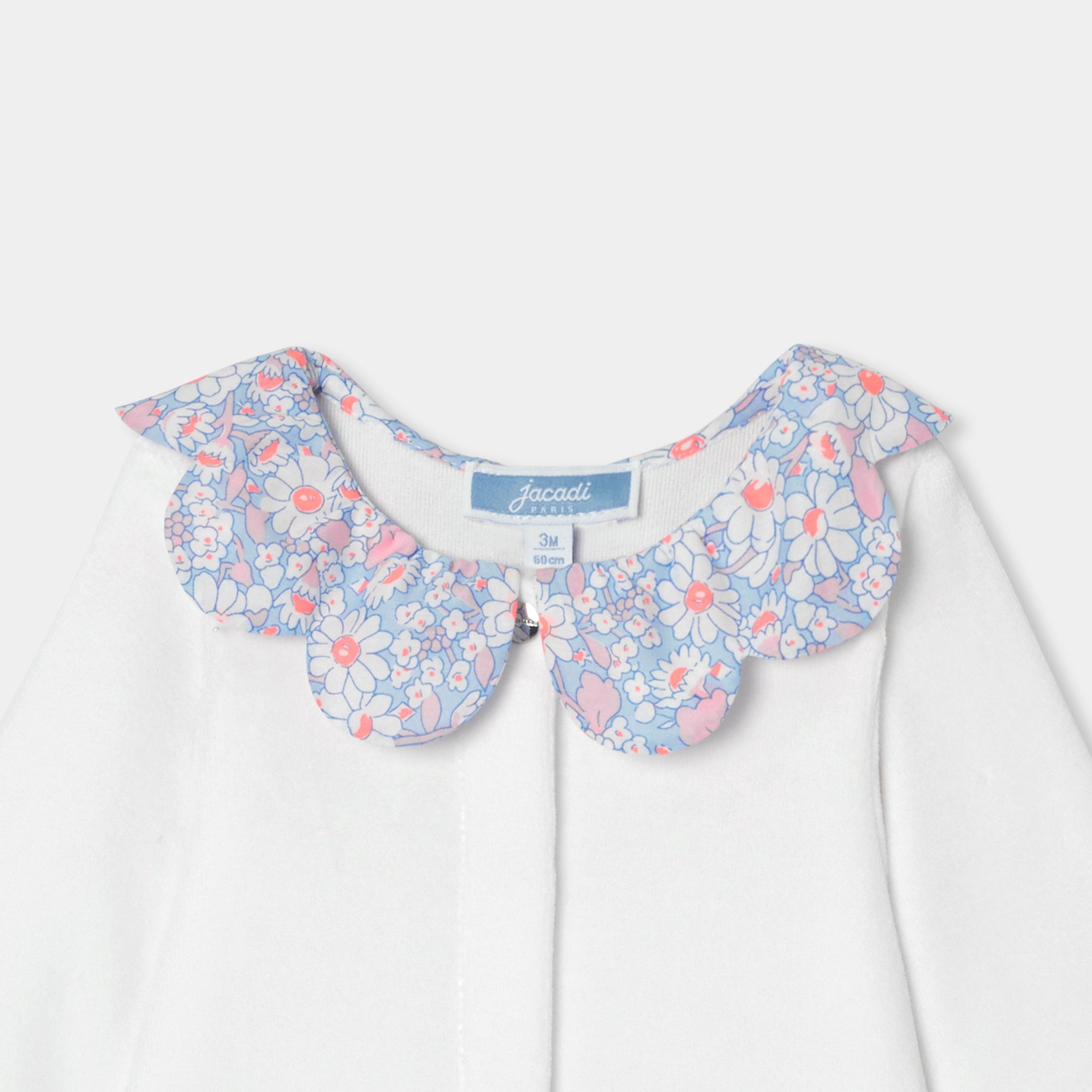 Baby girl velvet pyjamas