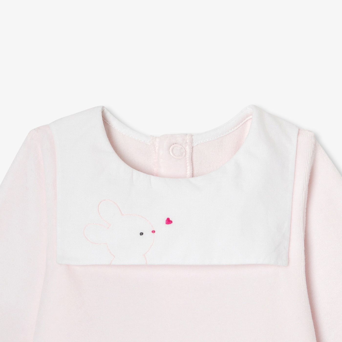 Baby girl velvet pyjamas