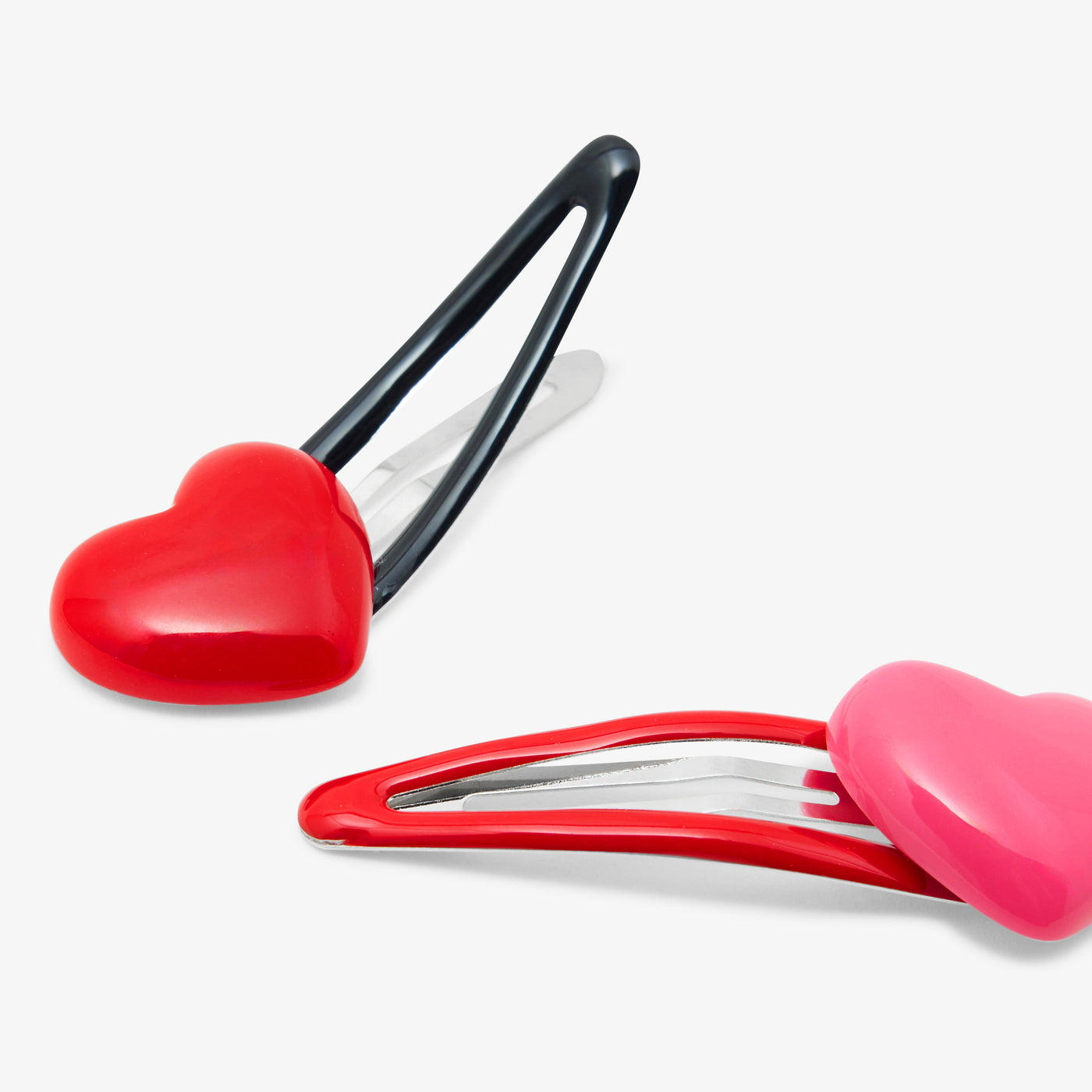 Girl click-clack barrettes duo