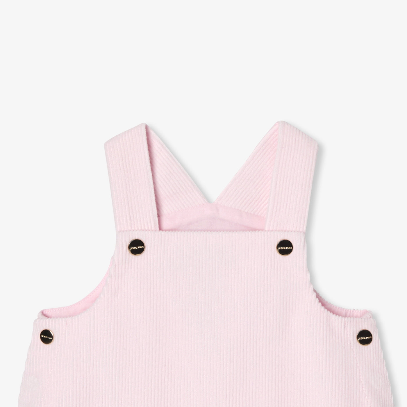 Baby girl velvet pinafore dress