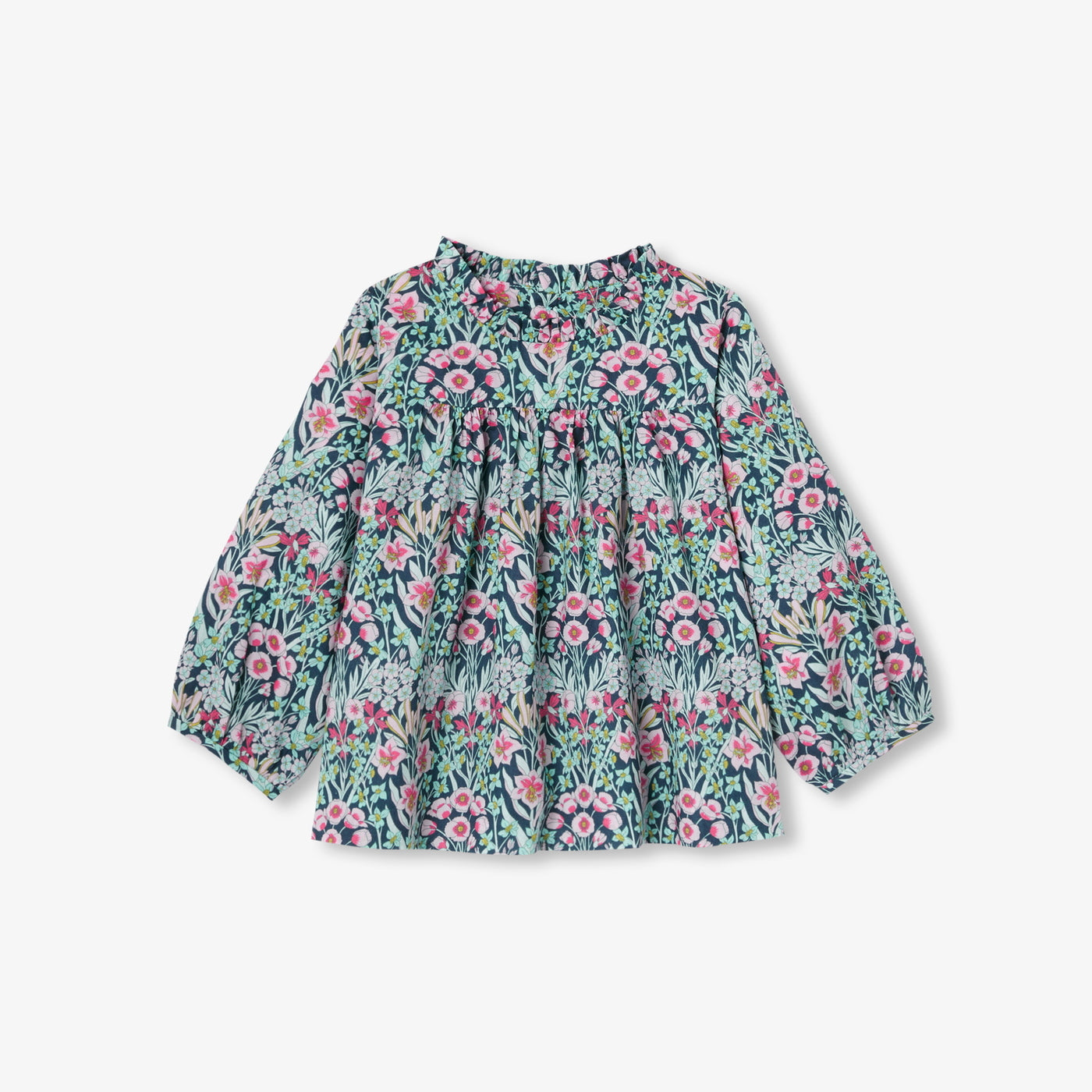 Baby girl blouse in Liberty fabric