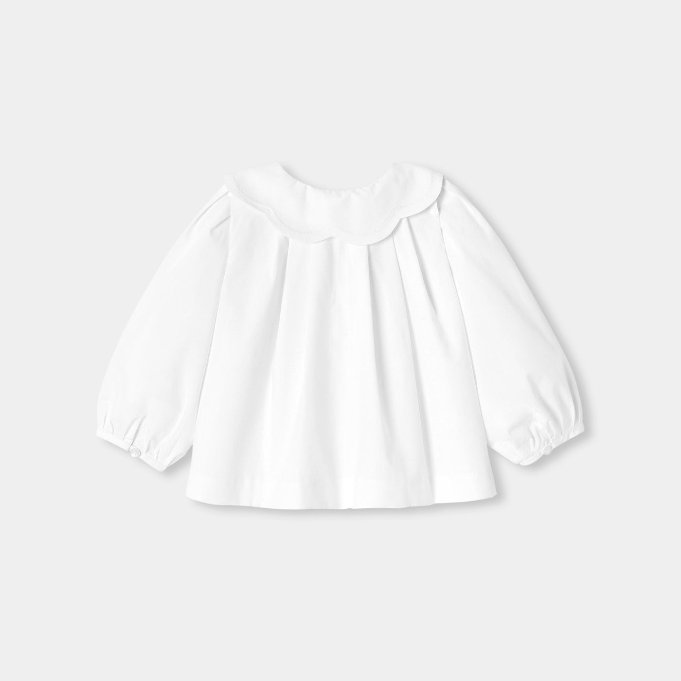 Baby girl blouse in poplin