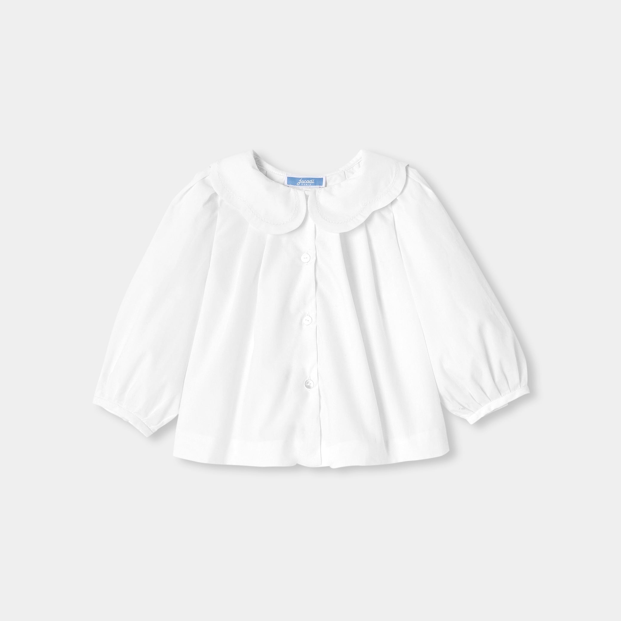 Baby girl blouse in poplin
