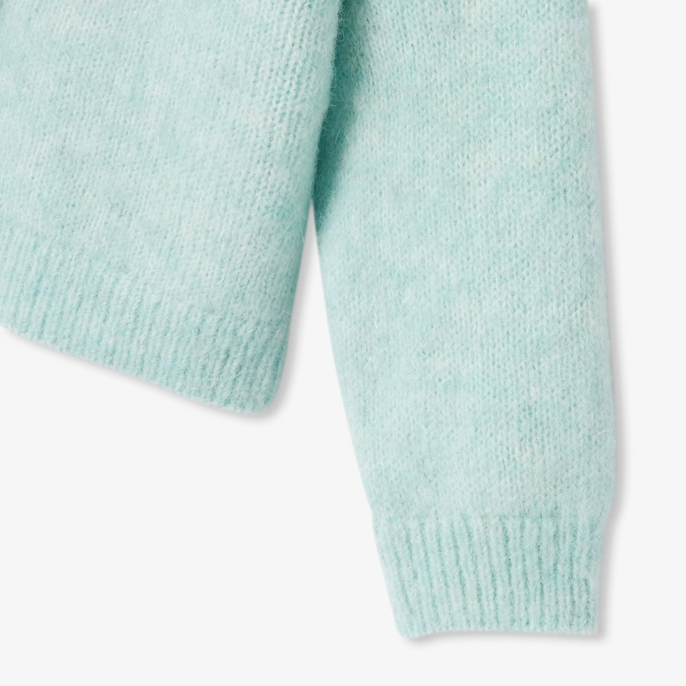 Baby girl cardigan in wool and alpaca