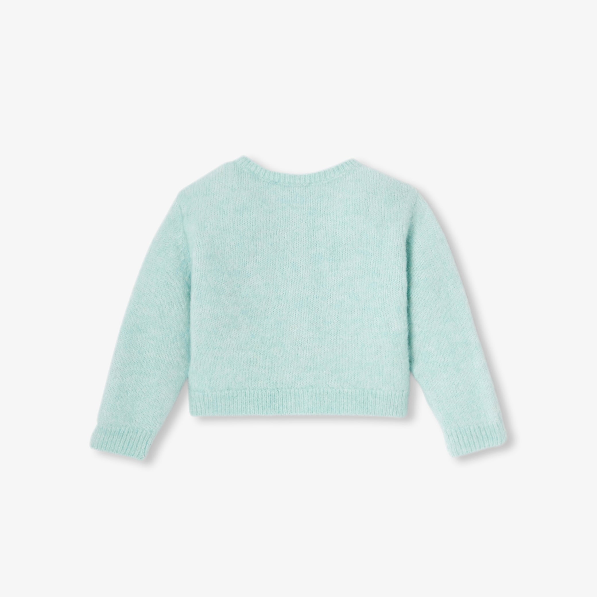 Baby girl cardigan in wool and alpaca