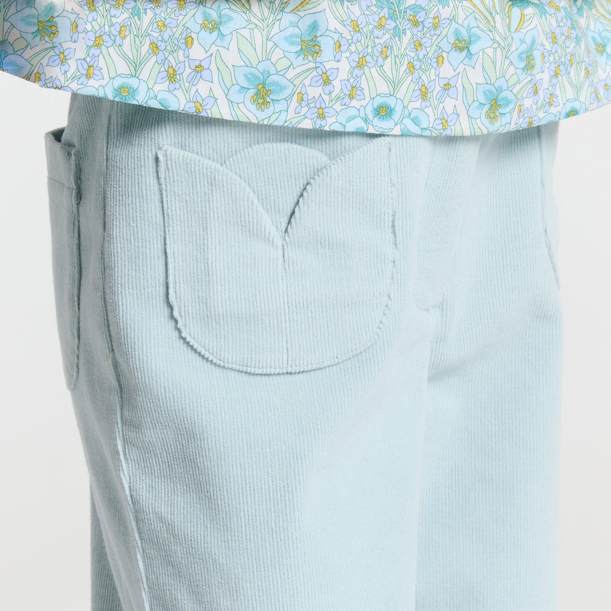 Girl milleraies velvet trousers