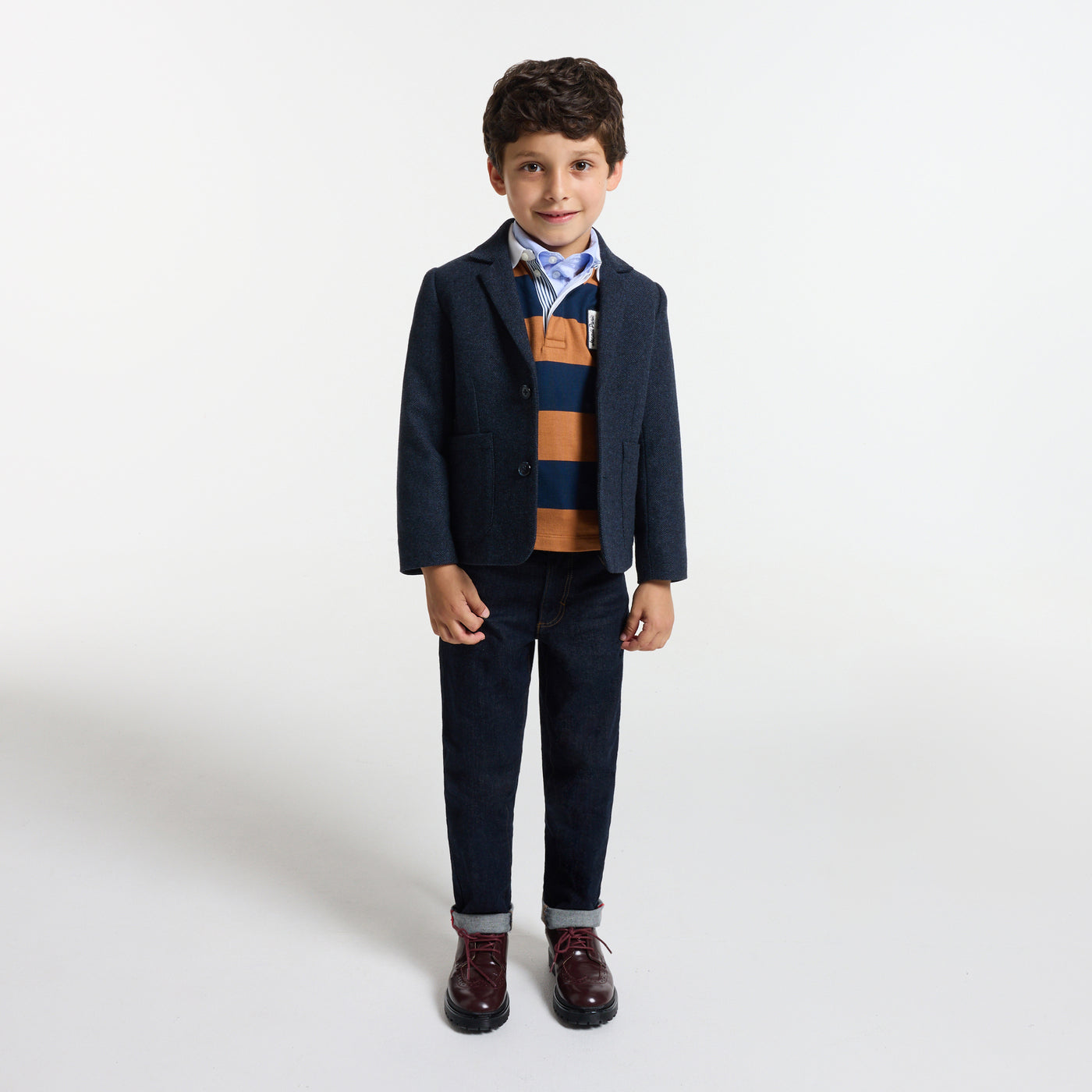 Boy jacket in Italian wool