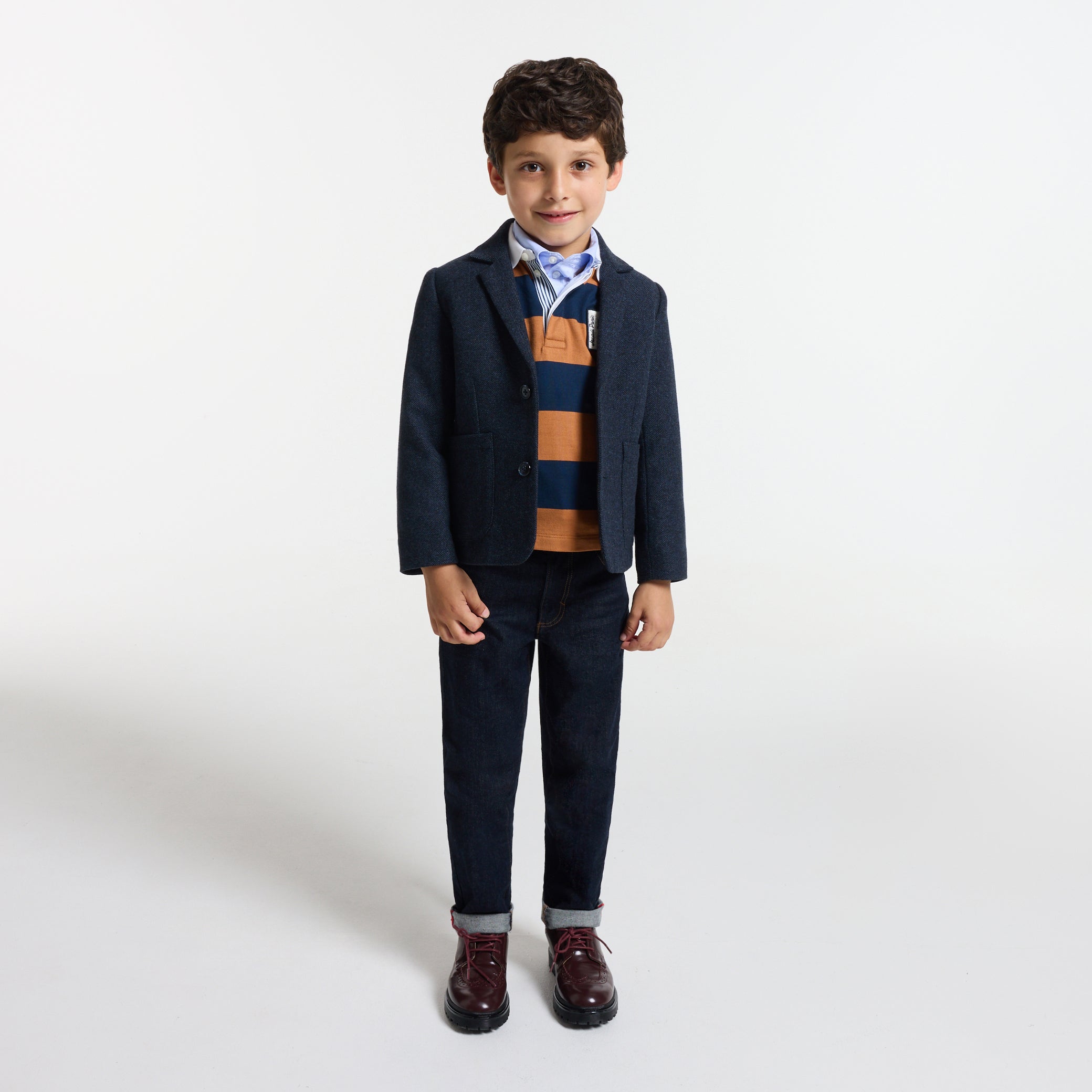 Boy jacket in Italian wool