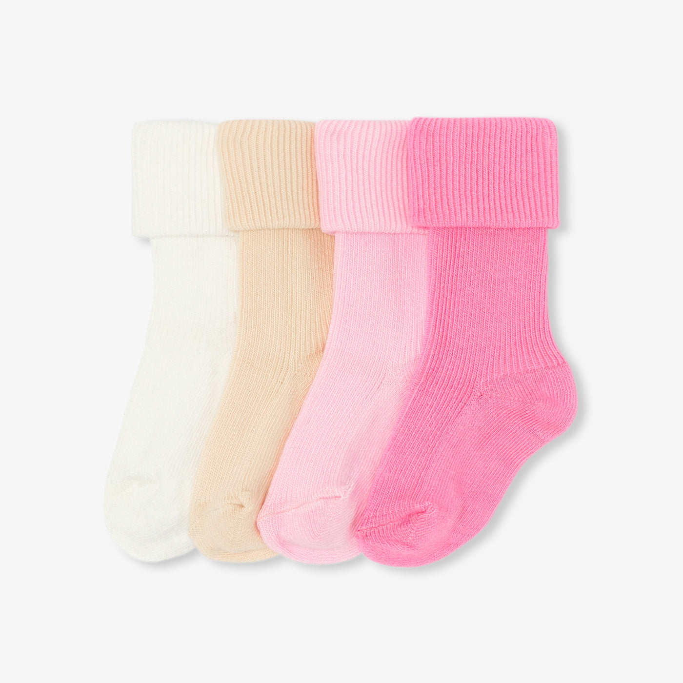 Baby girl set of 4 pairs of socks