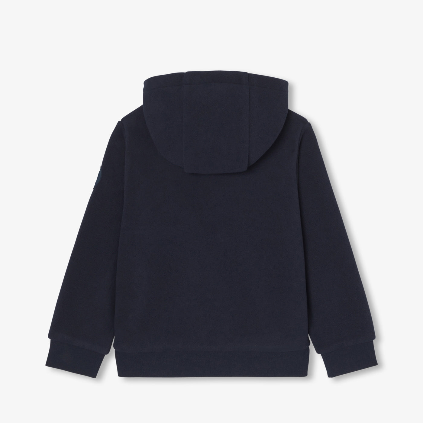 Boy zip-up fleece sweatshirt